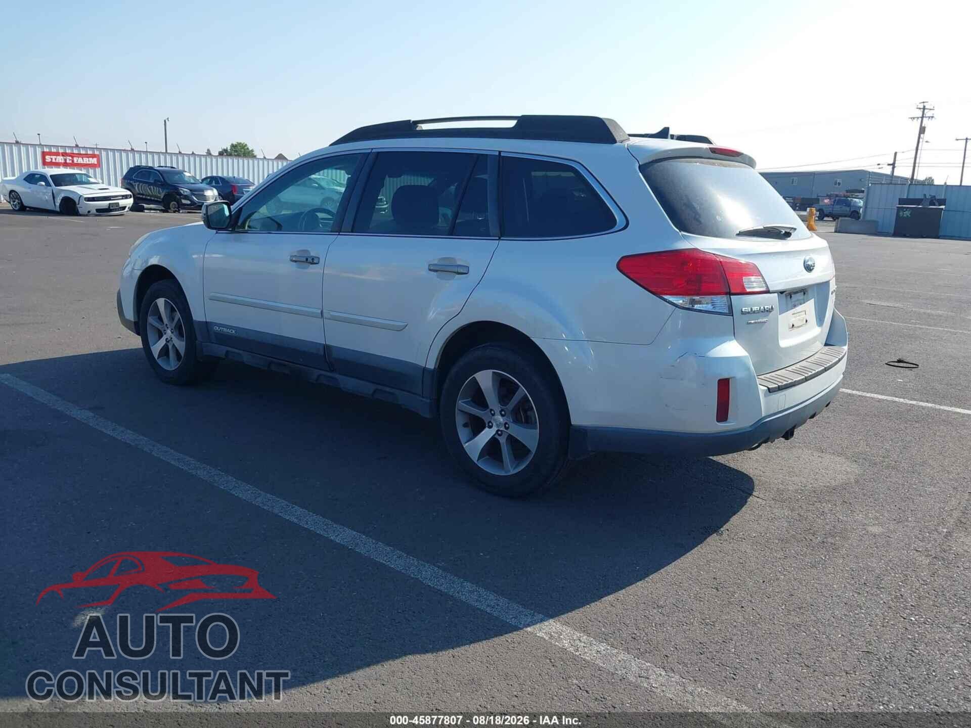 SUBARU OUTBACK 2014 - 4S4BRBPC5E3294040