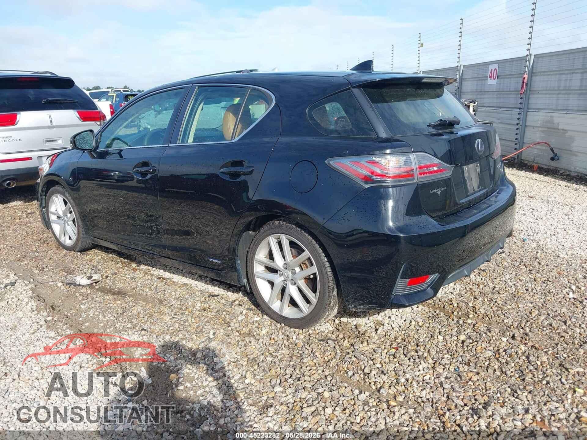 LEXUS CT 200H 2014 - JTHKD5BH4E2175942