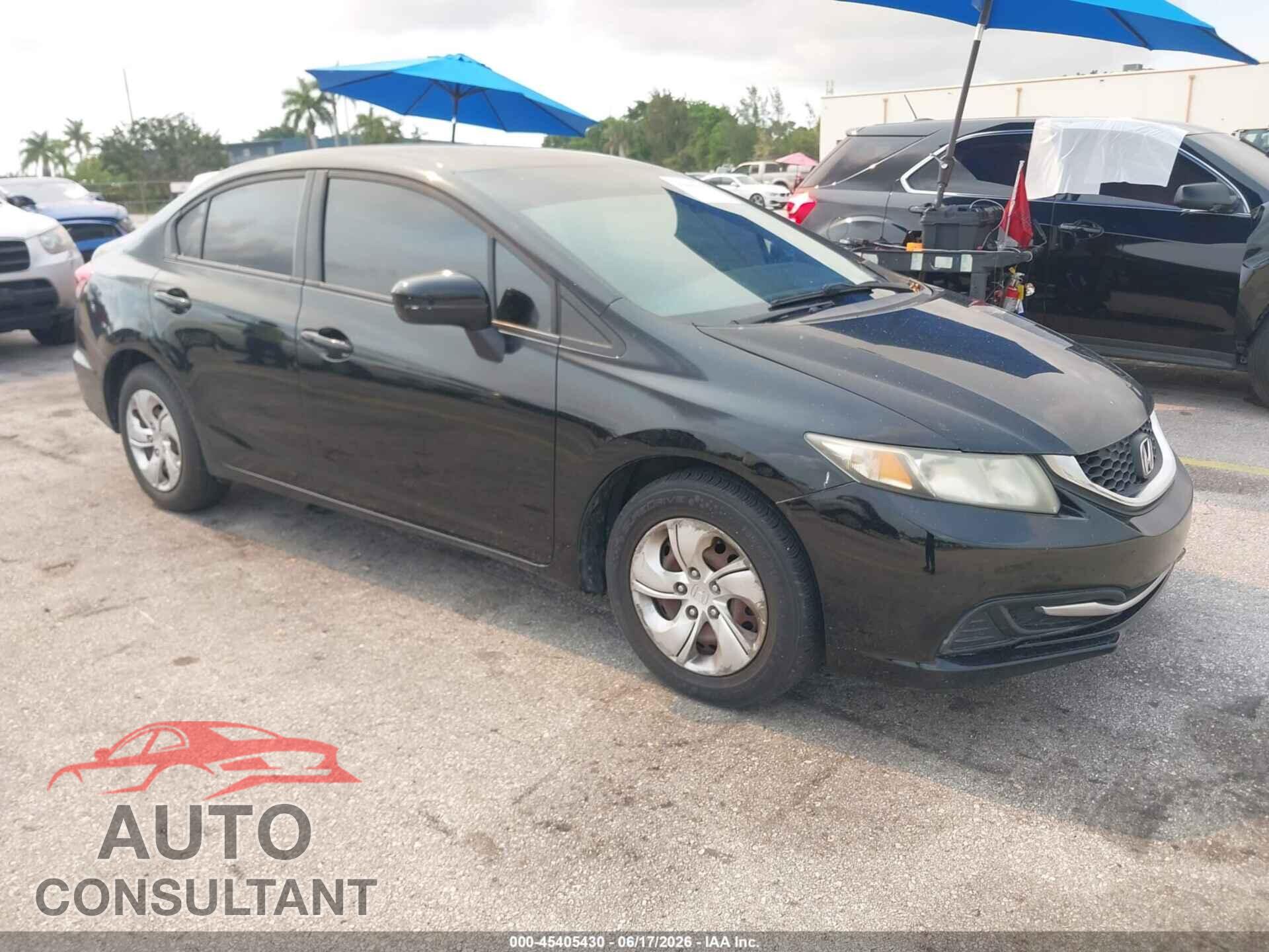 HONDA CIVIC 2014 - 19XFB2F58EE036732