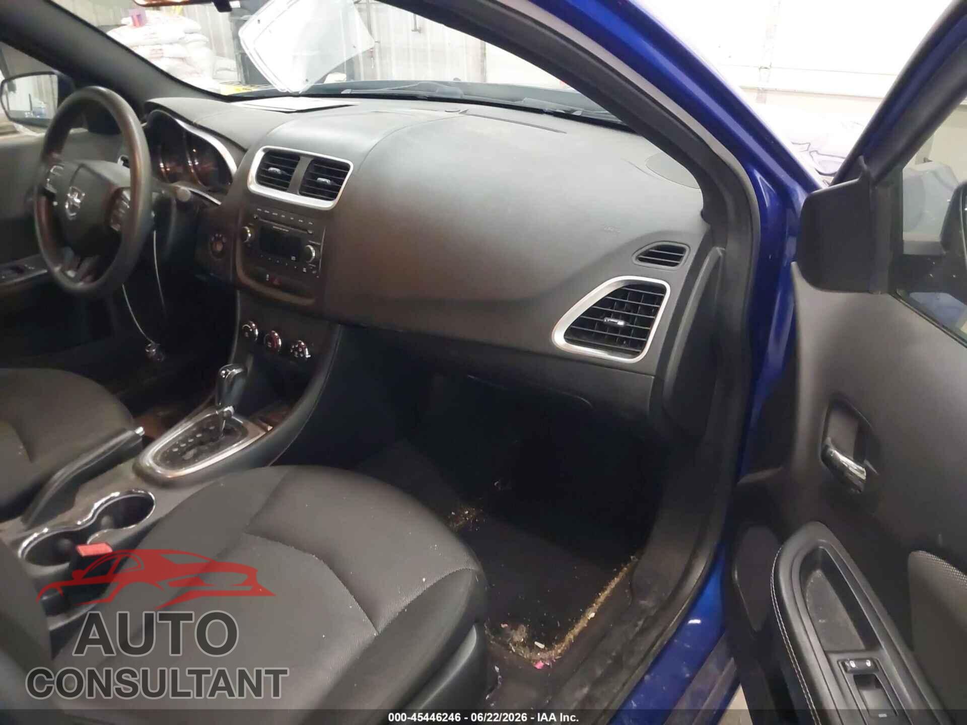 DODGE AVENGER 2012 - 1C3CDZAG1CN291265