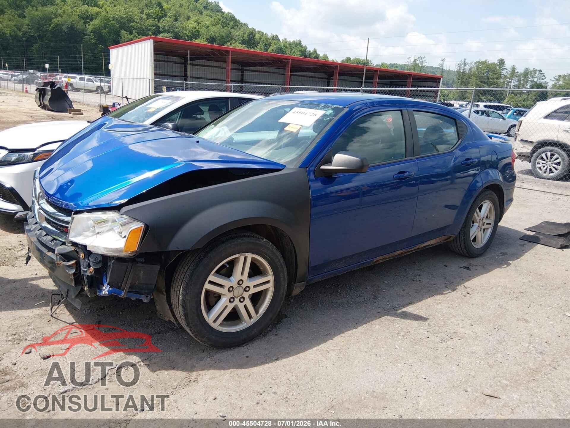 DODGE AVENGER 2013 - 1C3CDZAG3DN634000