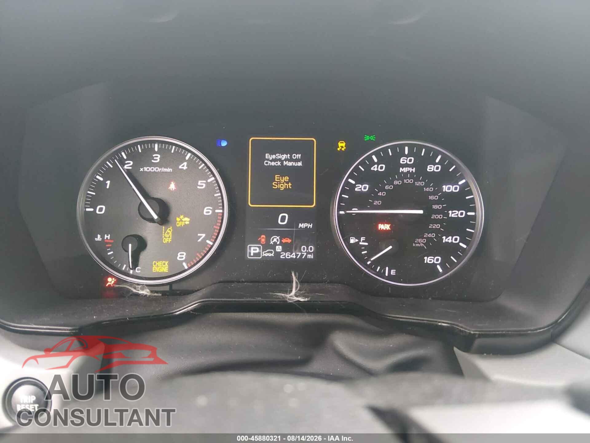 SUBARU OUTBACK 2020 - 4S4BTACC2L3122207