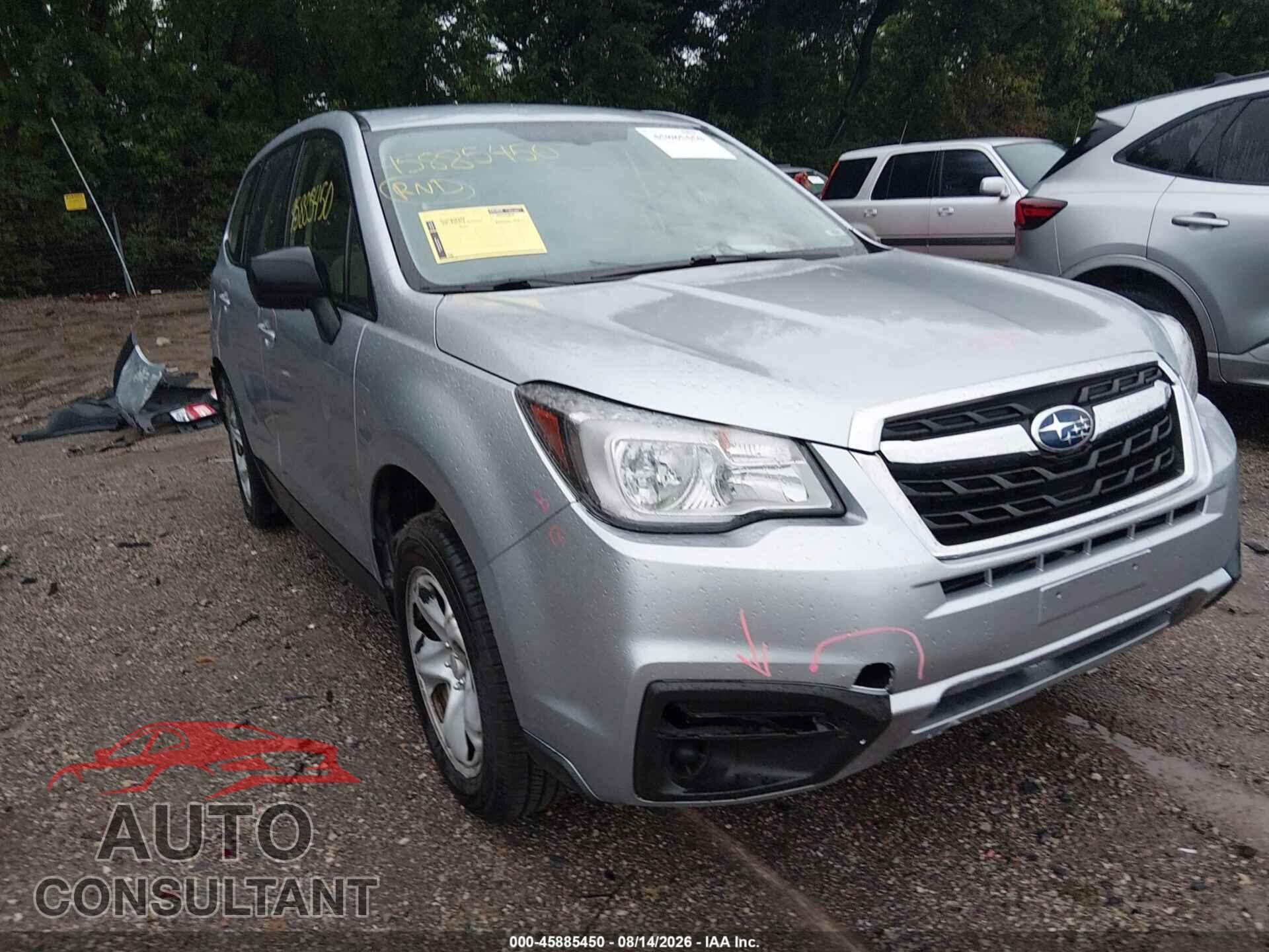 SUBARU FORESTER 2017 - JF2SJAAC2HH566678