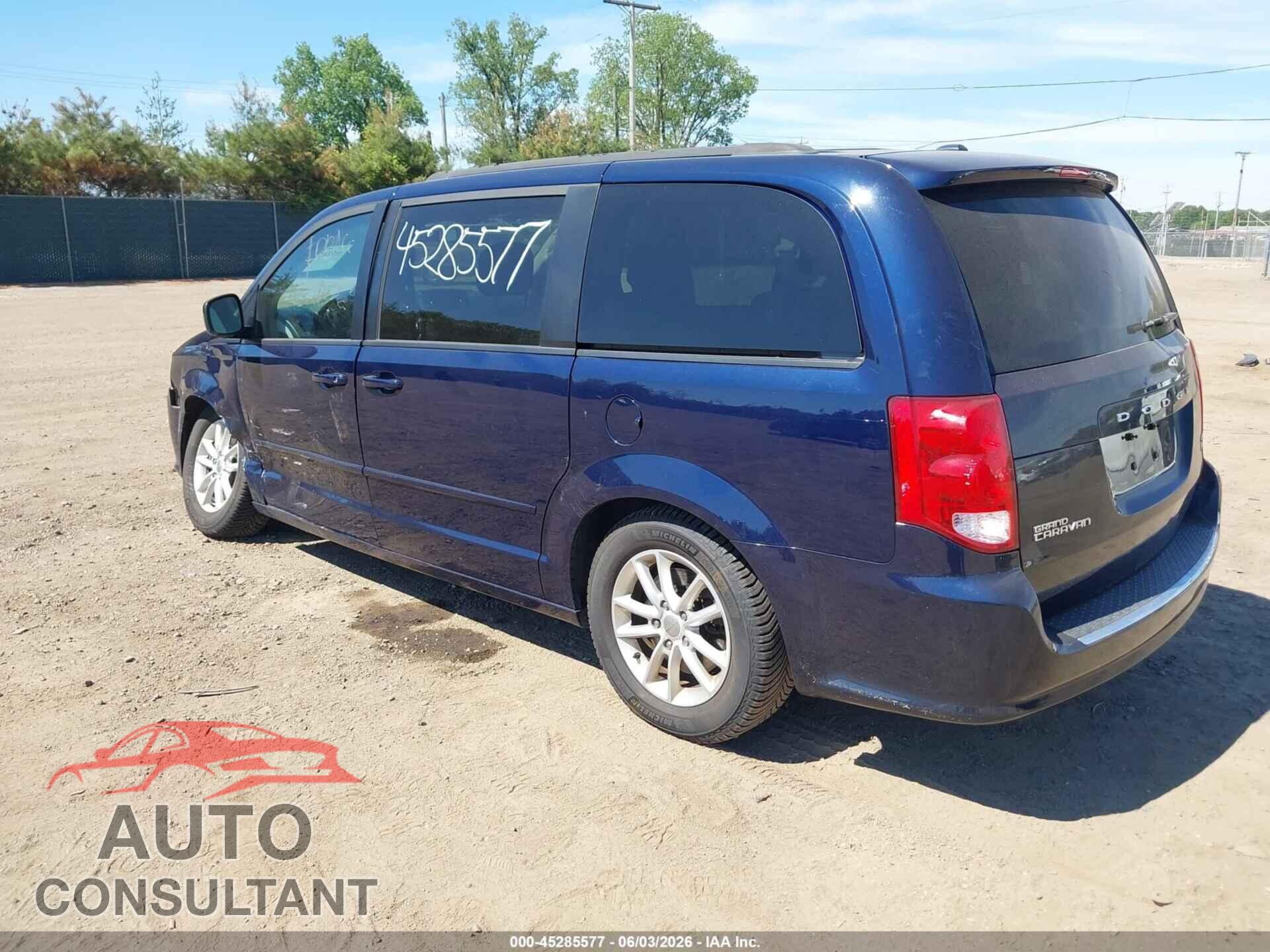 DODGE GRAND CARAVAN 2016 - 2C4RDGCG2GR249770