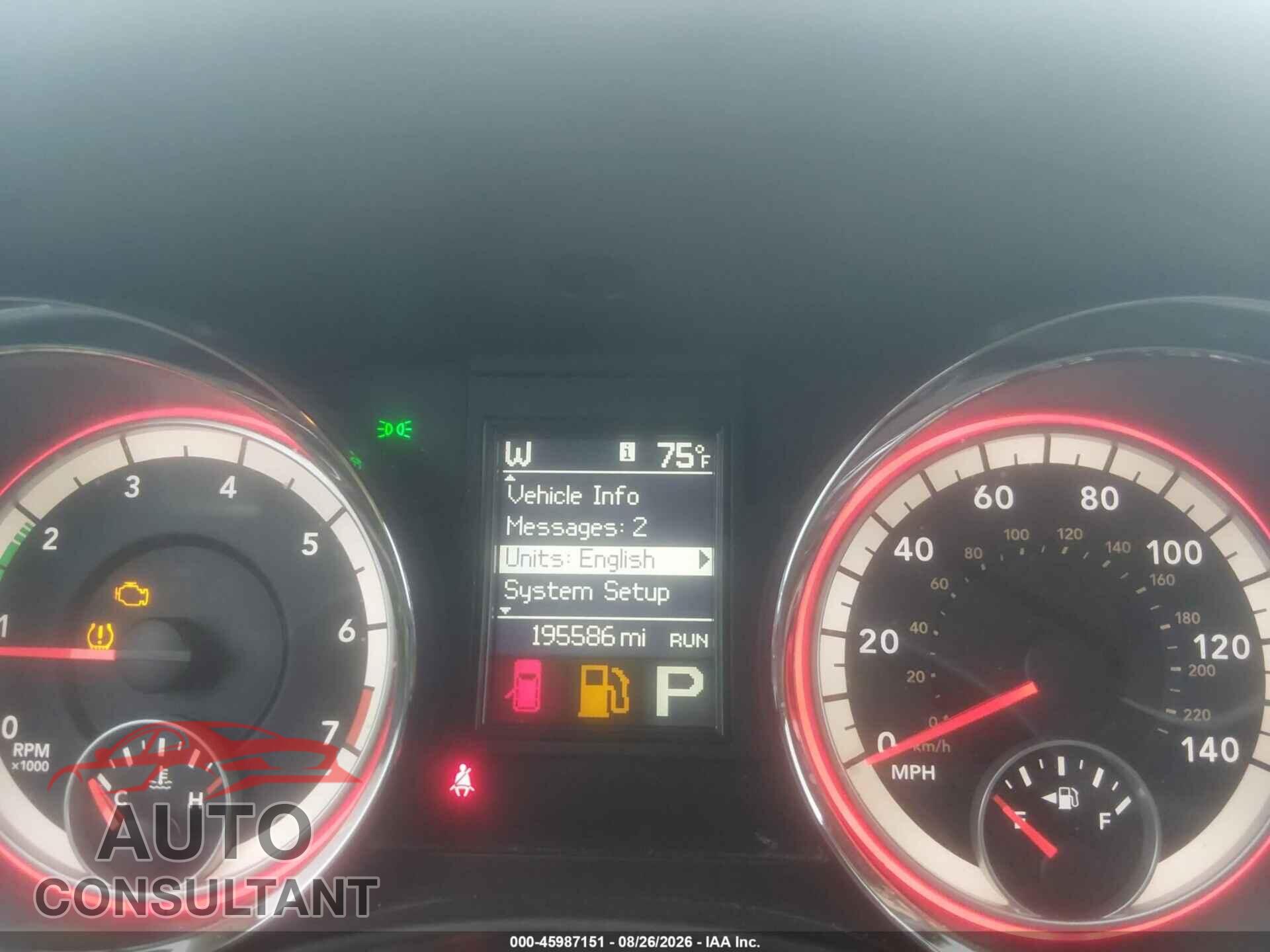 DODGE DURANGO 2013 - 1C4RDJAG1DC696448