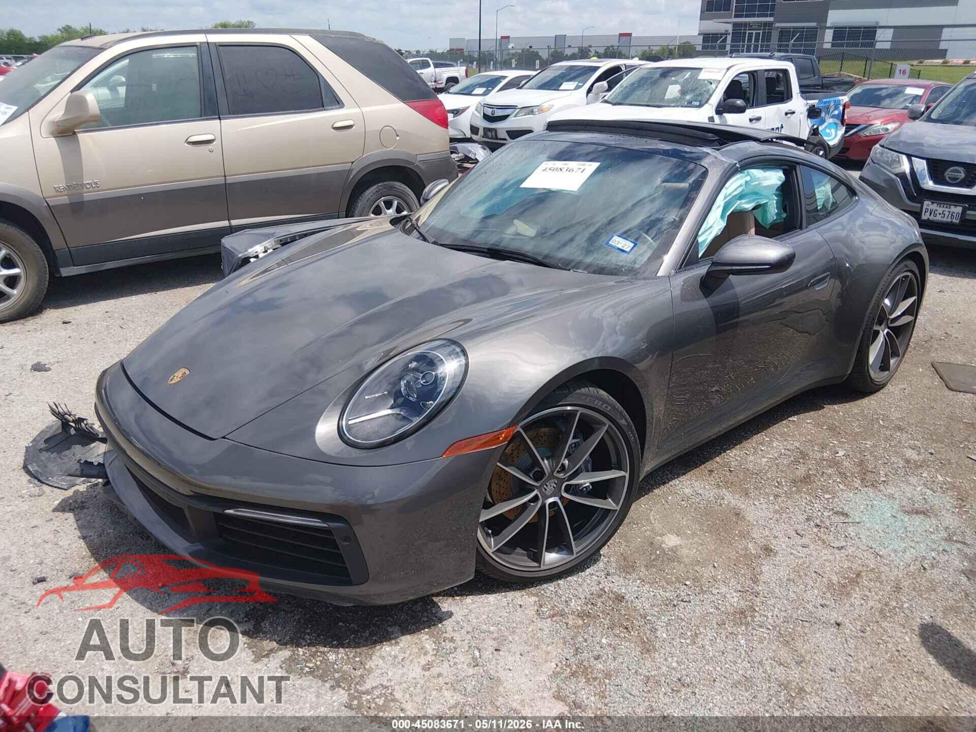 PORSCHE 911 2022 - WP0AA2A95NS206601