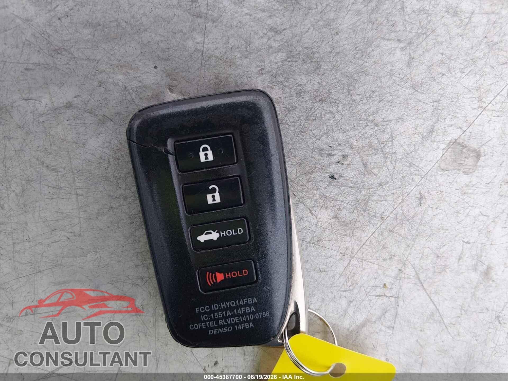 LEXUS GS 350 2015 - JTHBE1BL3FA006044