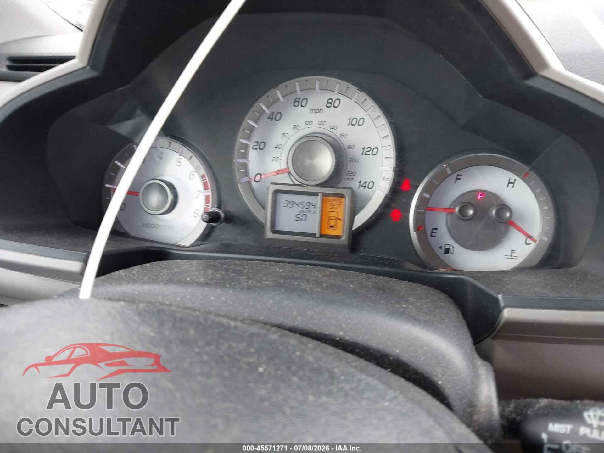 HONDA PILOT 2012 - 5FNYF4H44CB002548