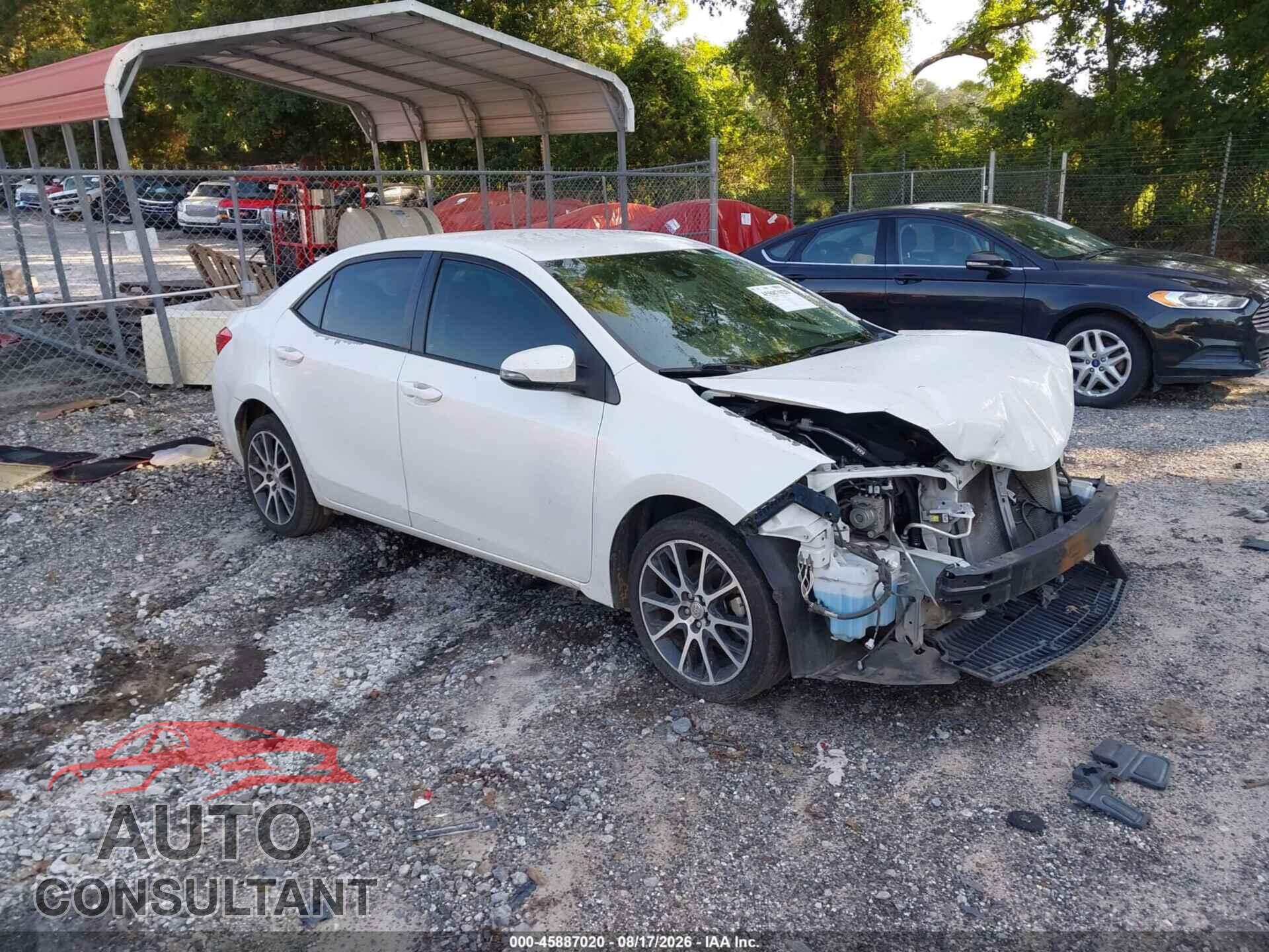 TOYOTA COROLLA 2017 - 5YFBURHEXHP642485