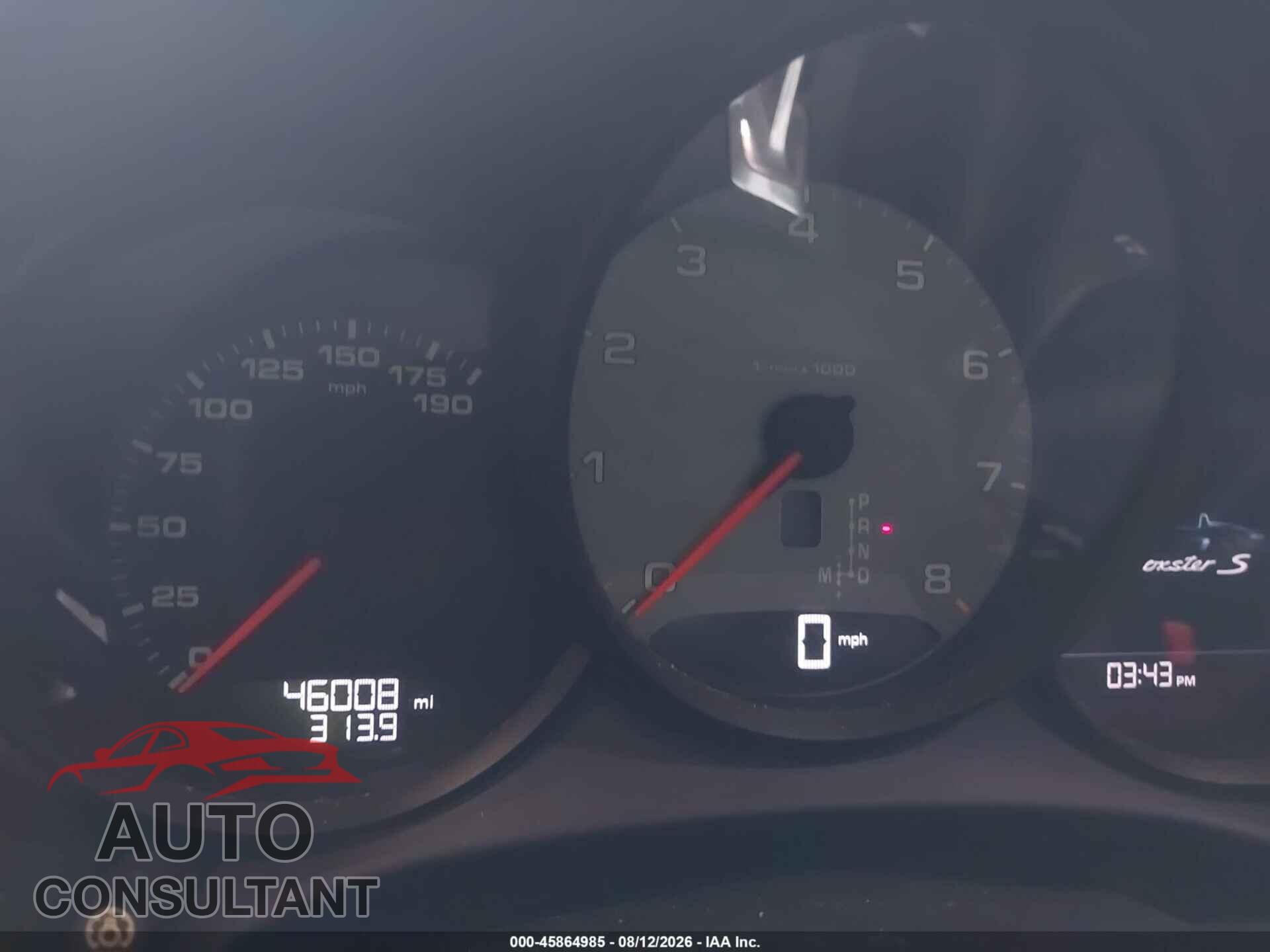PORSCHE 718 BOXSTER 2017 - WP0CB2A83HS241171