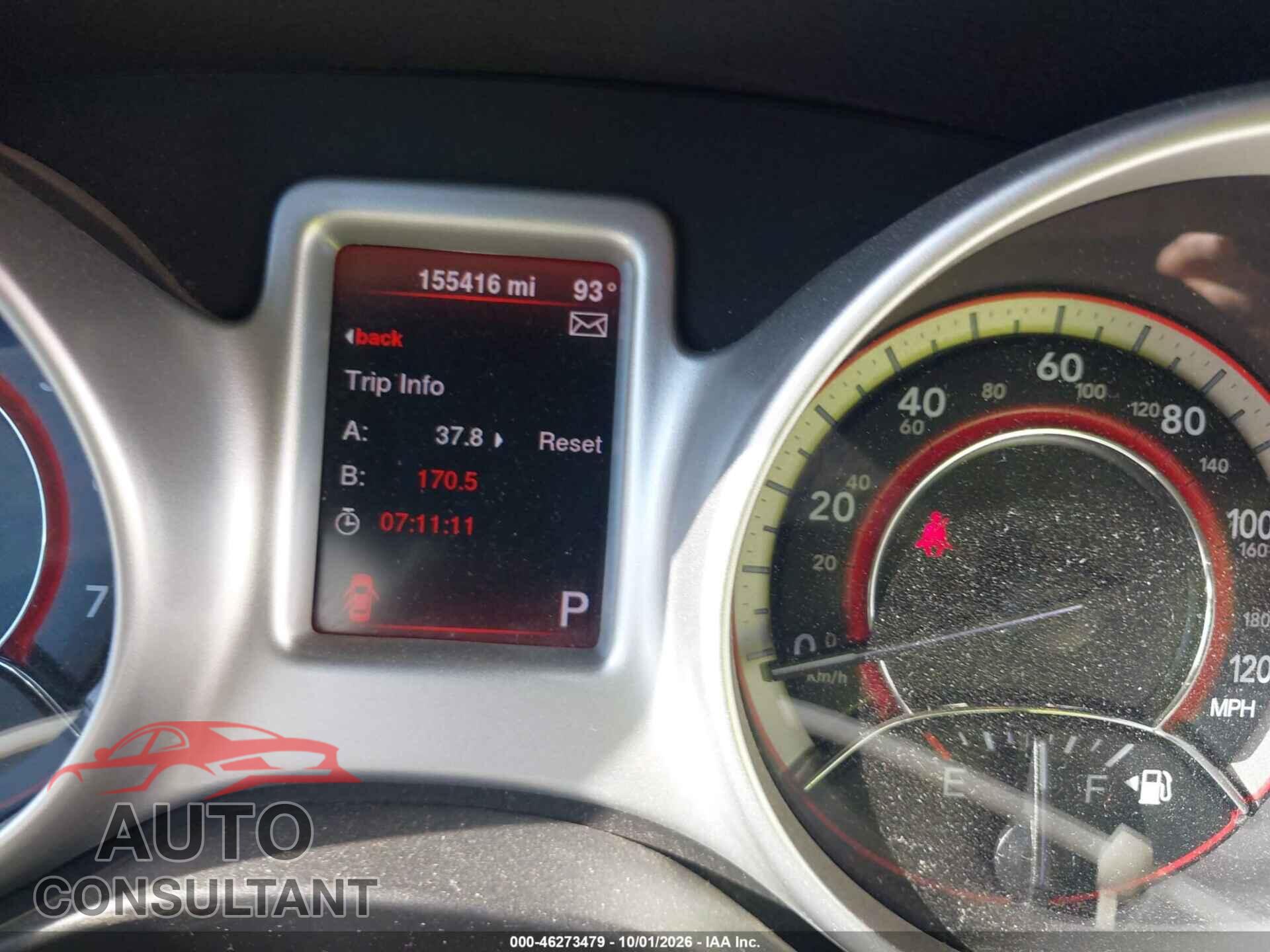 DODGE JOURNEY 2015 - 3C4PDDBG9FT608664