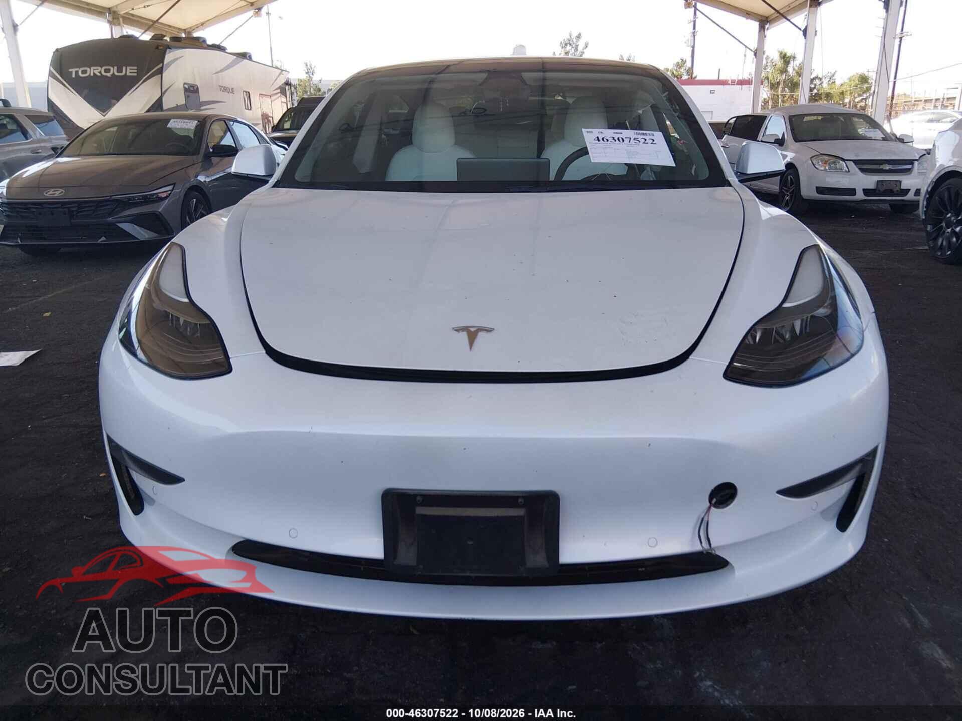 TESLA MODEL 3 2022 - 5YJ3E1EA5NF336161