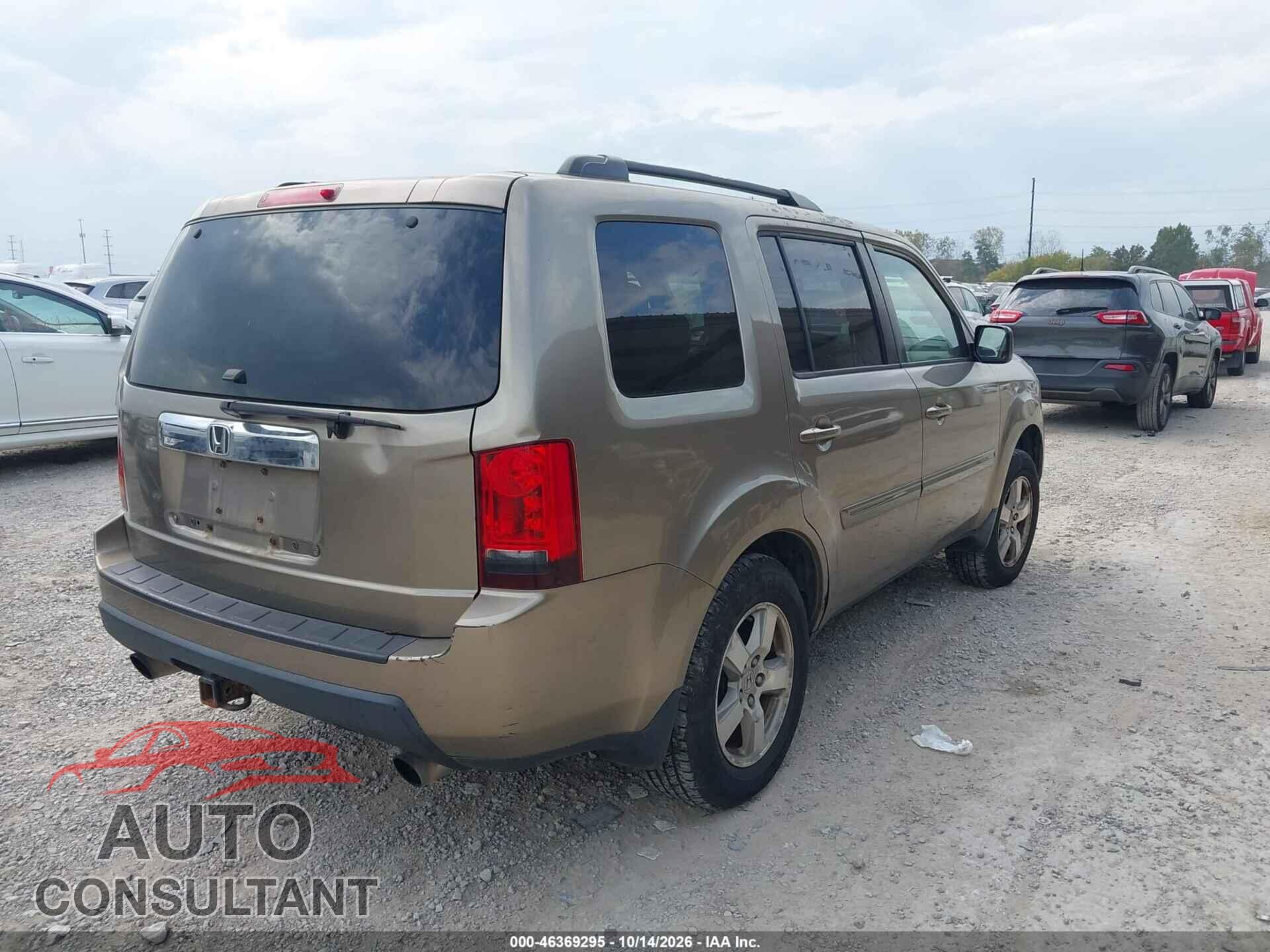 HONDA PILOT 2009 - 5FNYF48579B027770