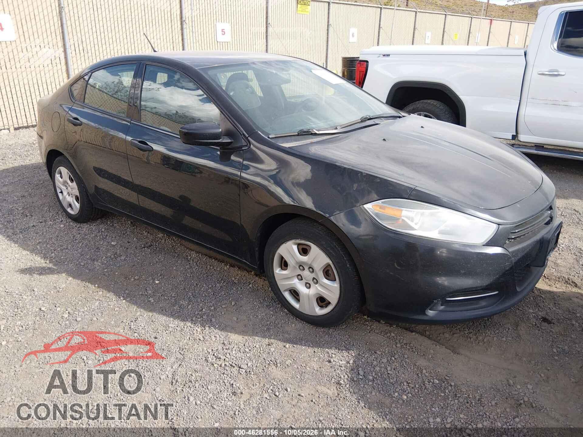 DODGE DART 2013 - 1C3CDFAA5DD337701