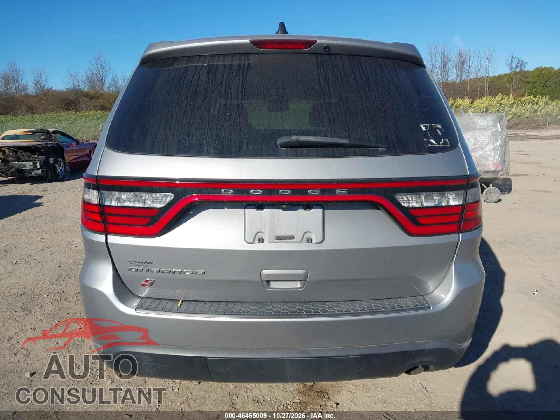 DODGE DURANGO 2018 - 1C4RDJAG1JC385744