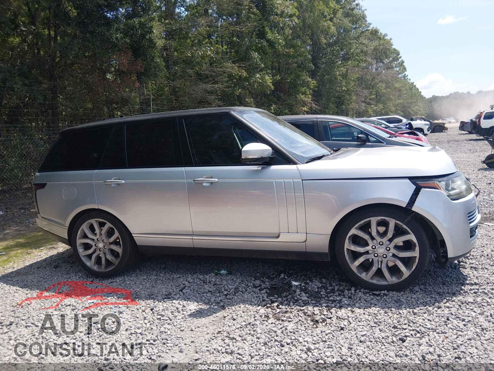 LAND ROVER RANGE ROVER 2016 - SALGS2VF6GA249126