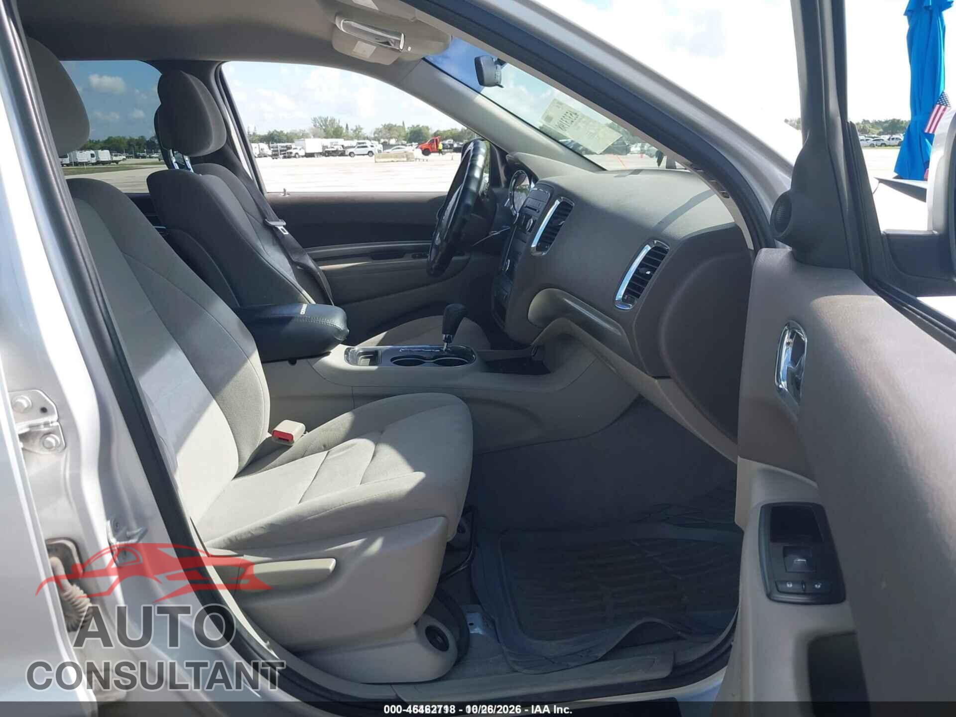 DODGE DURANGO 2011 - 1D4RD2GG9BC741827