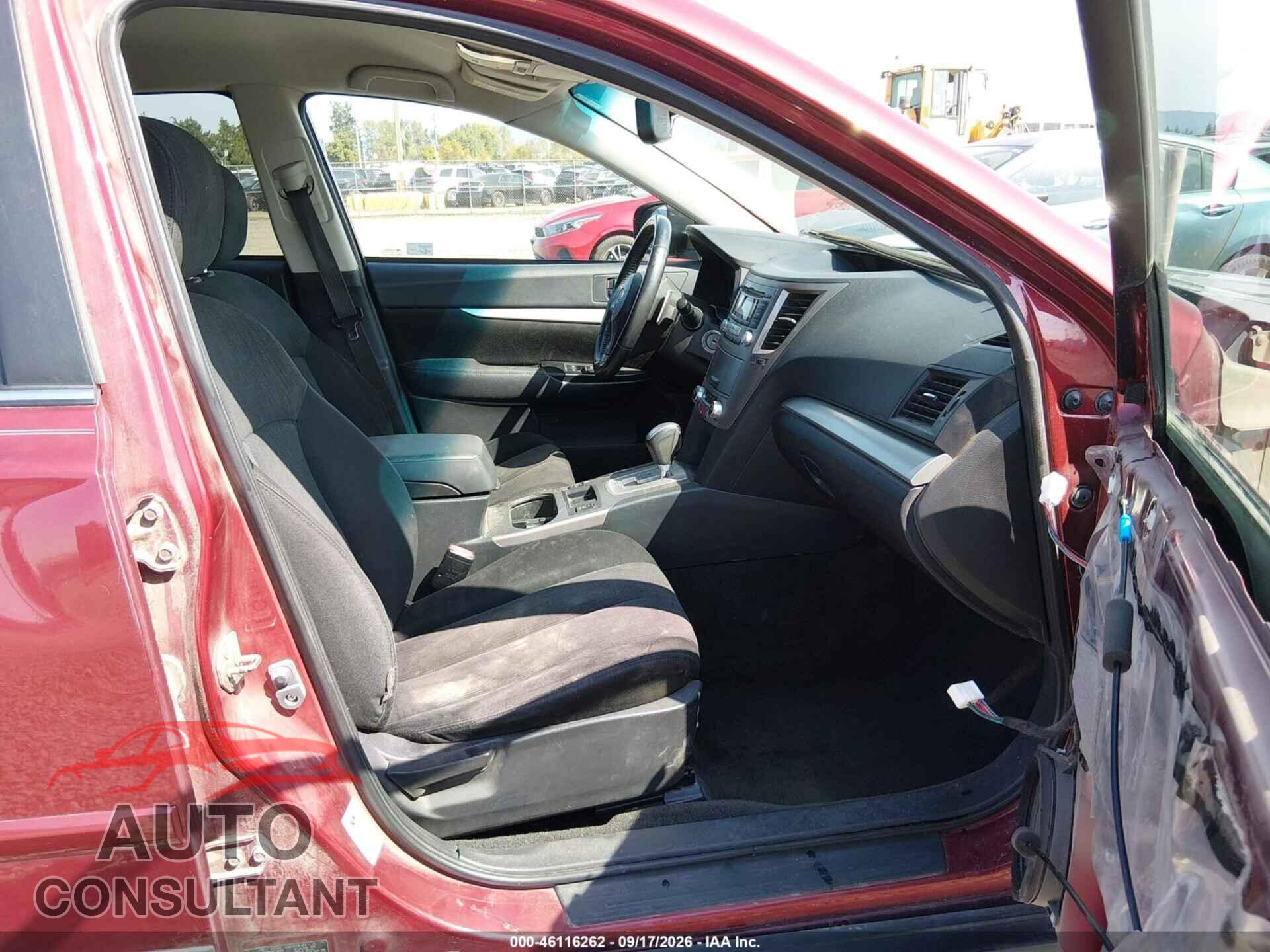 SUBARU OUTBACK 2013 - 4S4BRBCC9D3206482