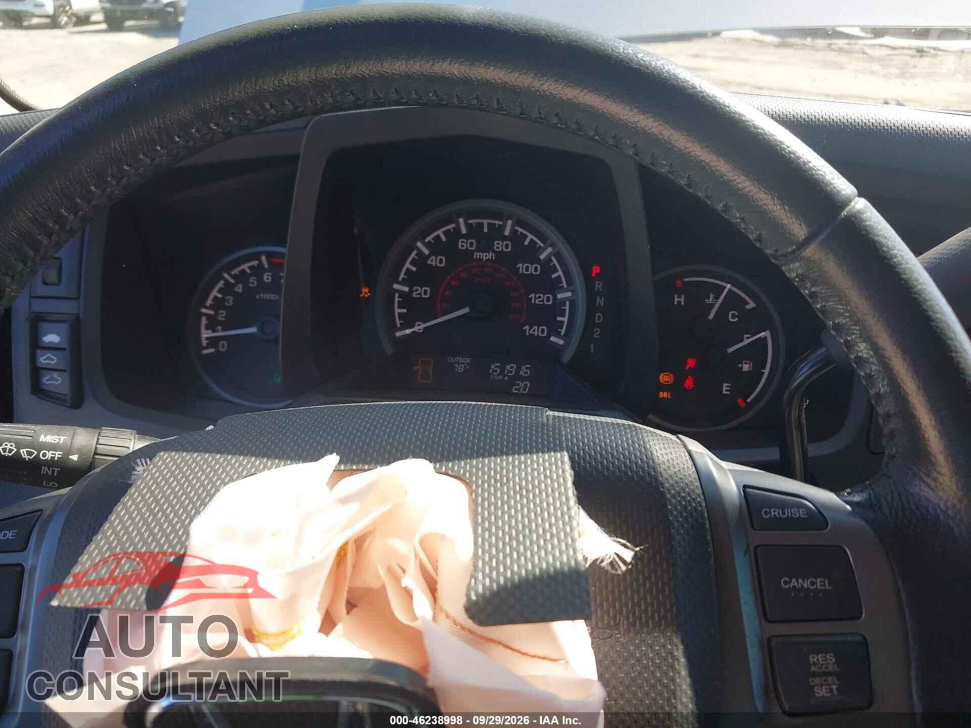 HONDA RIDGELINE 2013 - 5FPYK1F54DB019039