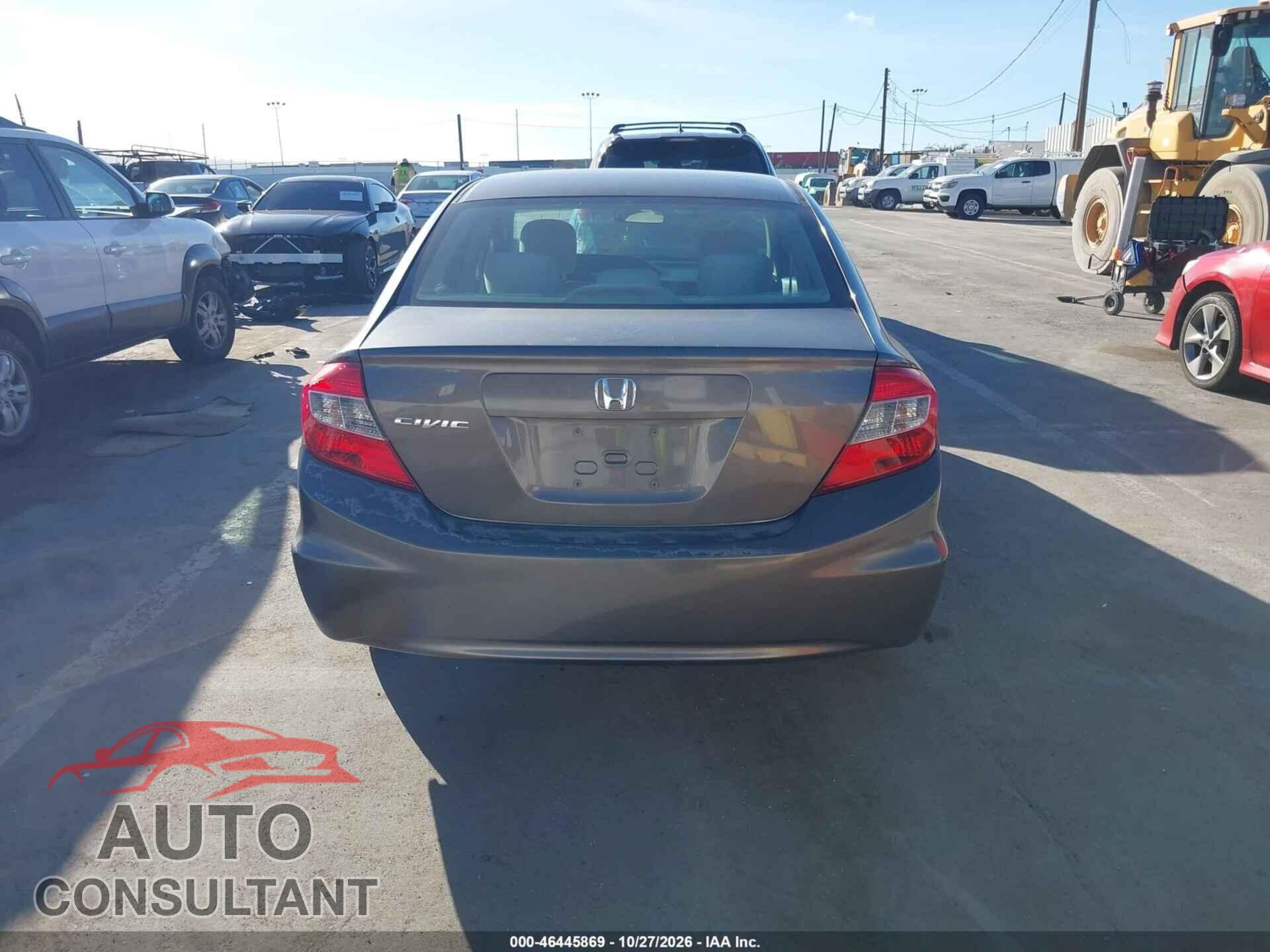 HONDA CIVIC 2012 - 19XFB2F53CE304017