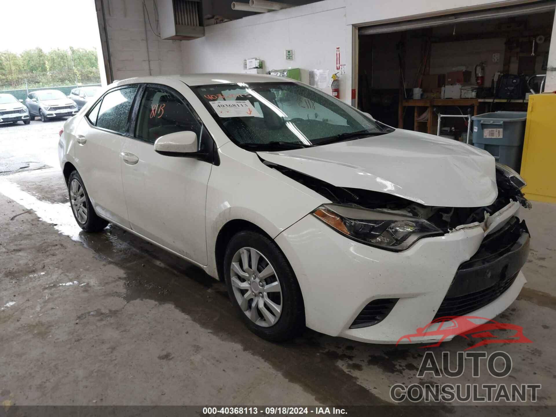 TOYOTA COROLLA 2016 - 2T1BURHE0GC722084