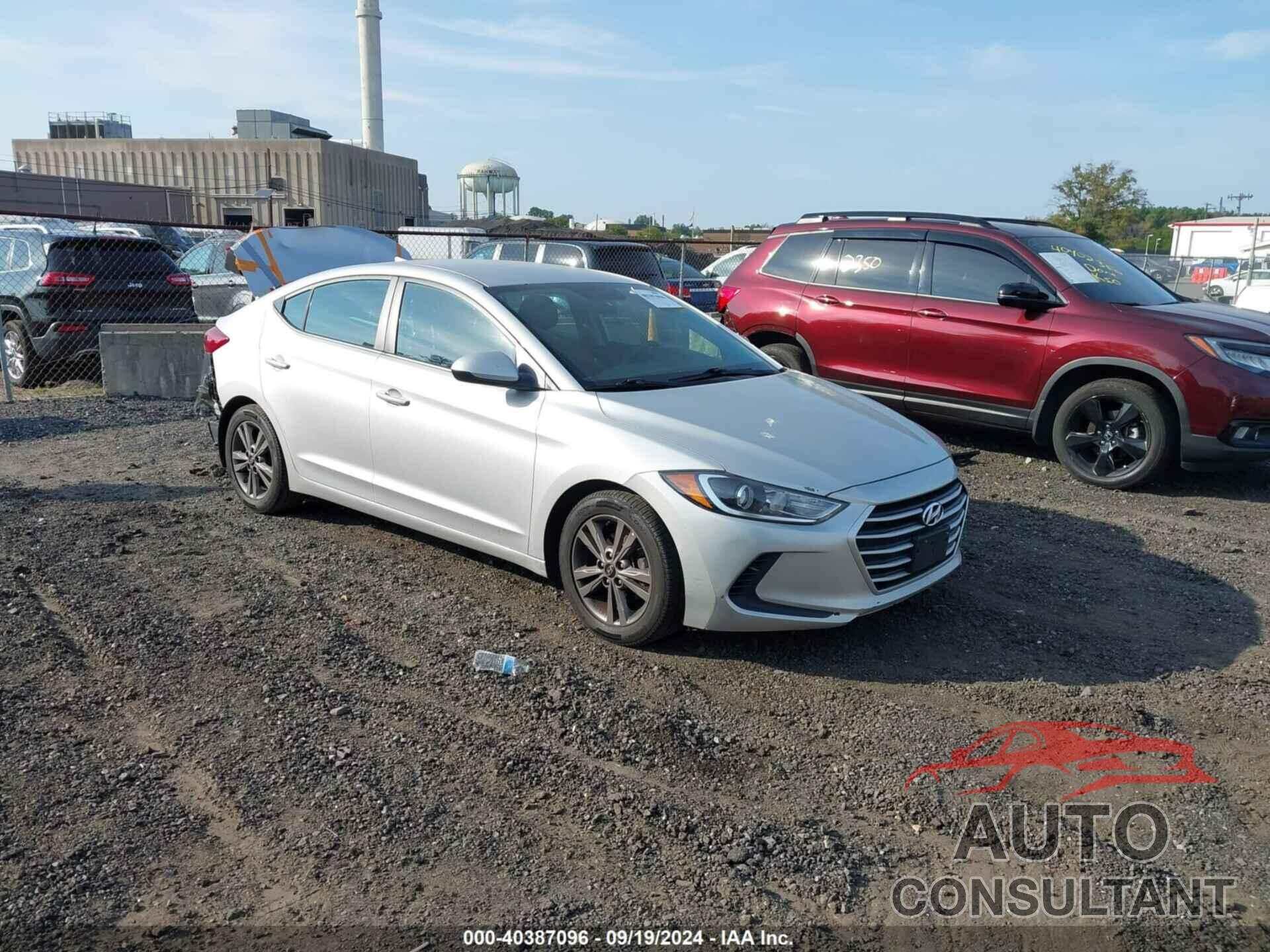 HYUNDAI ELANTRA 2018 - 5NPD84LF2JH254380