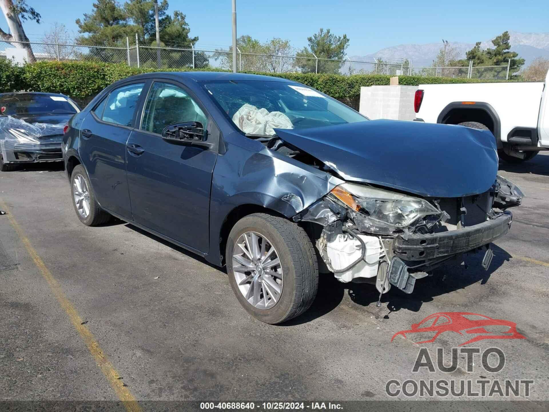 TOYOTA COROLLA 2014 - 5YFBURHE4EP162048