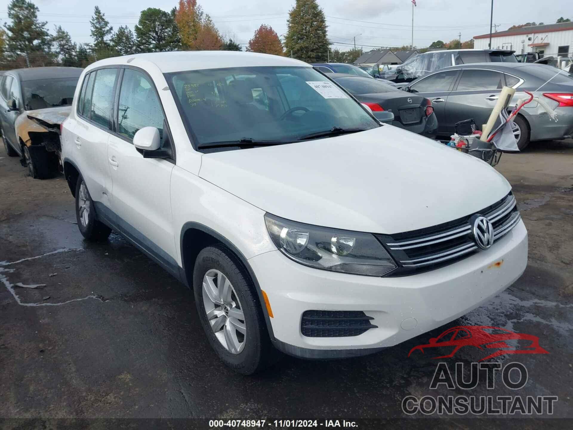 VOLKSWAGEN TIGUAN 2012 - WVGAV7AX6CW580426