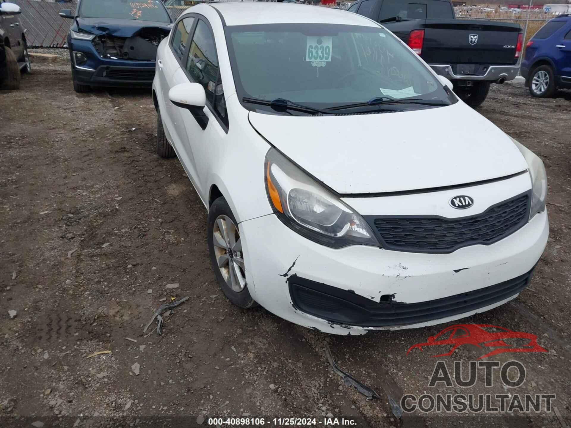 KIA RIO 2013 - KNADM4A3XD6301414