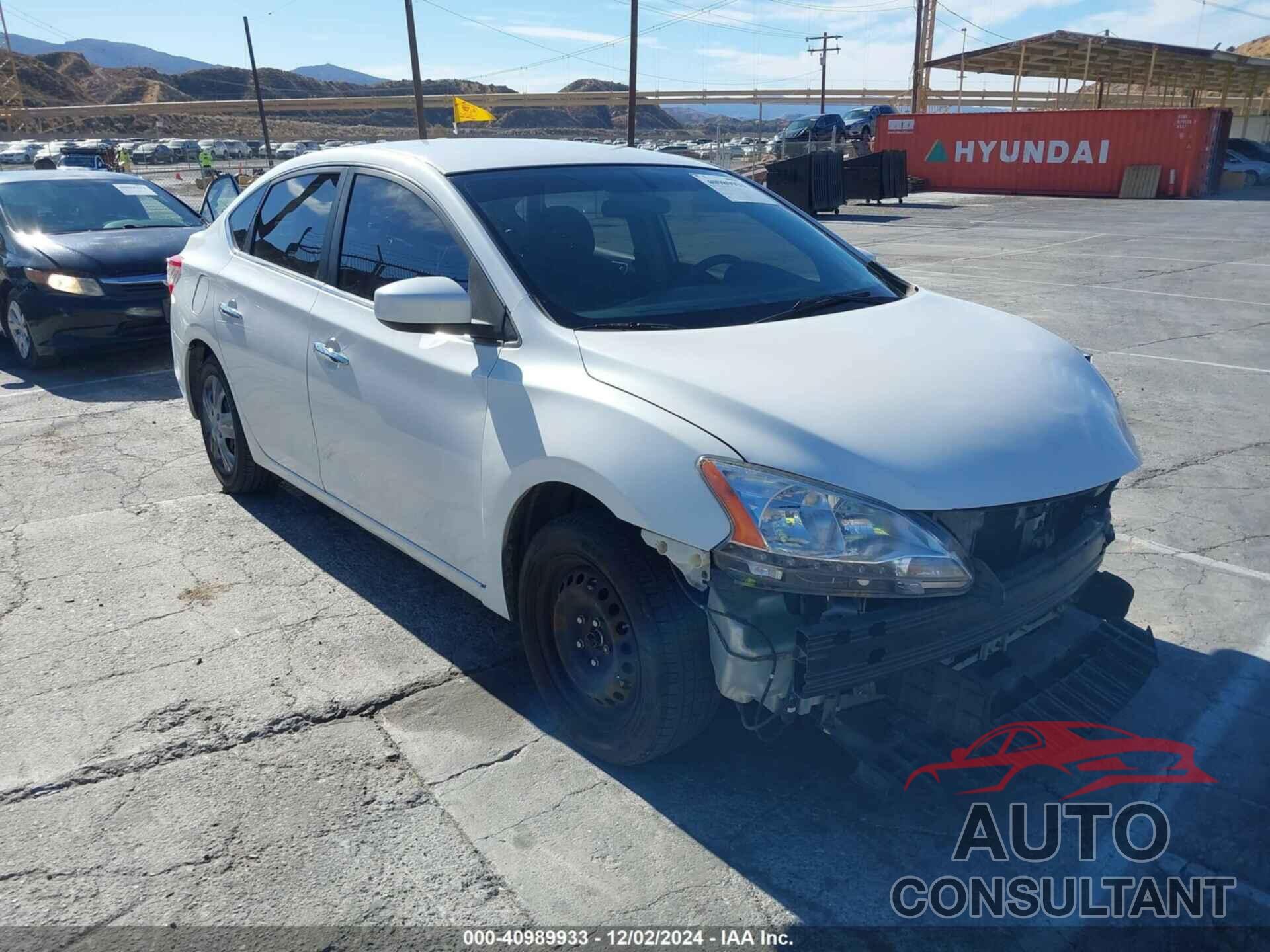 NISSAN SENTRA 2013 - 3N1AB7AP1DL771033