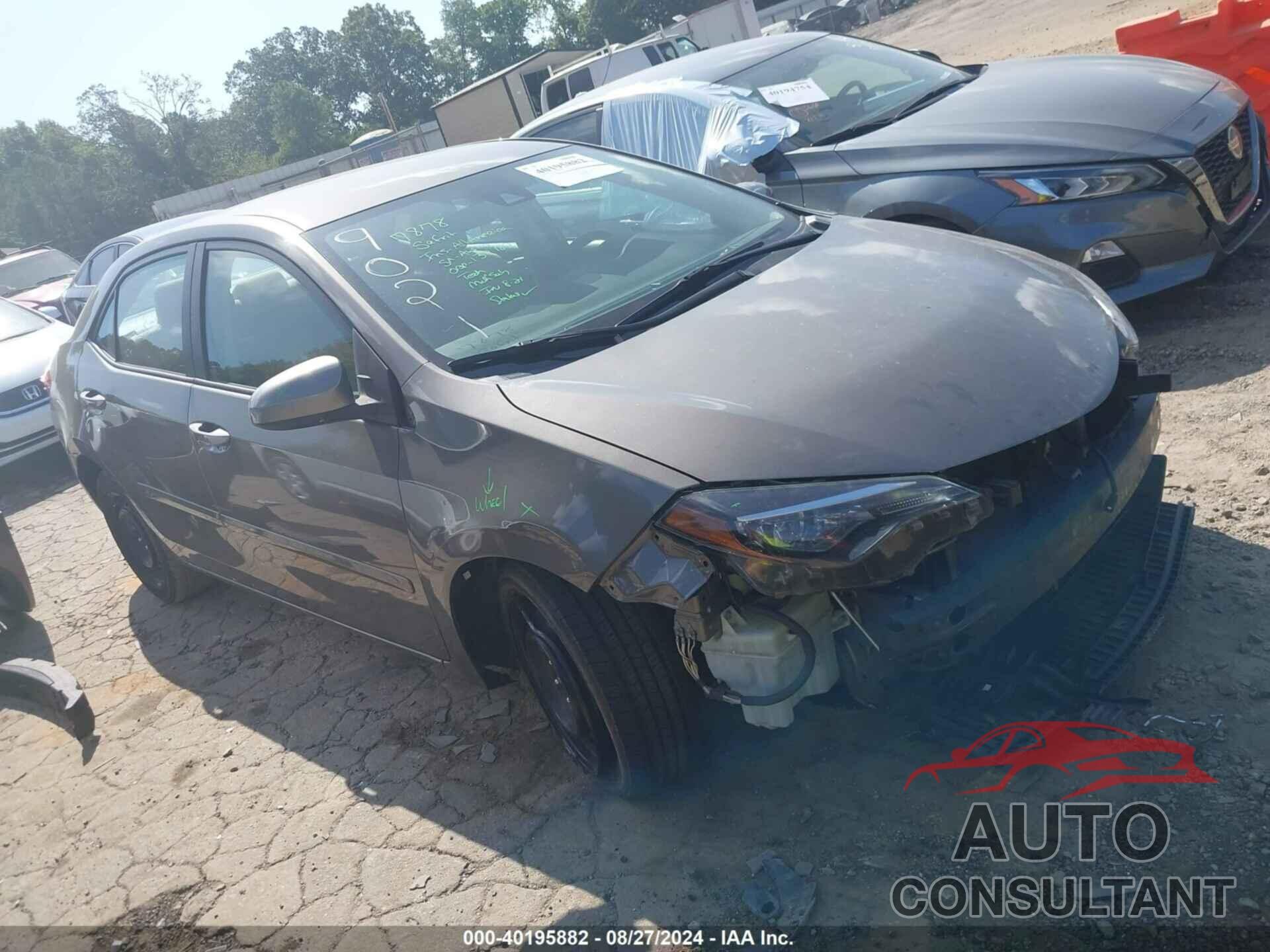 TOYOTA COROLLA 2017 - 2T1BURHE1HC789021