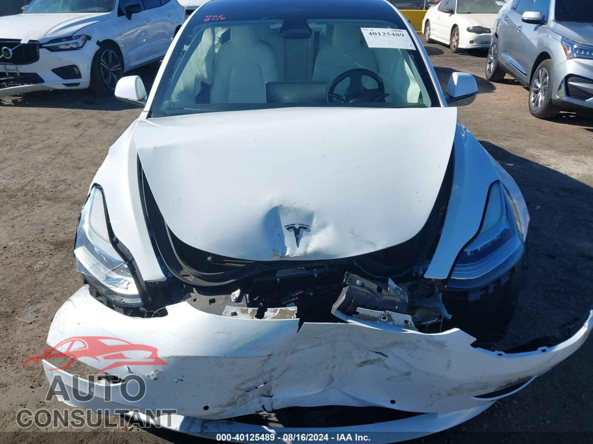 TESLA MODEL 3 2018 - 5YJ3E1EBXJF100110