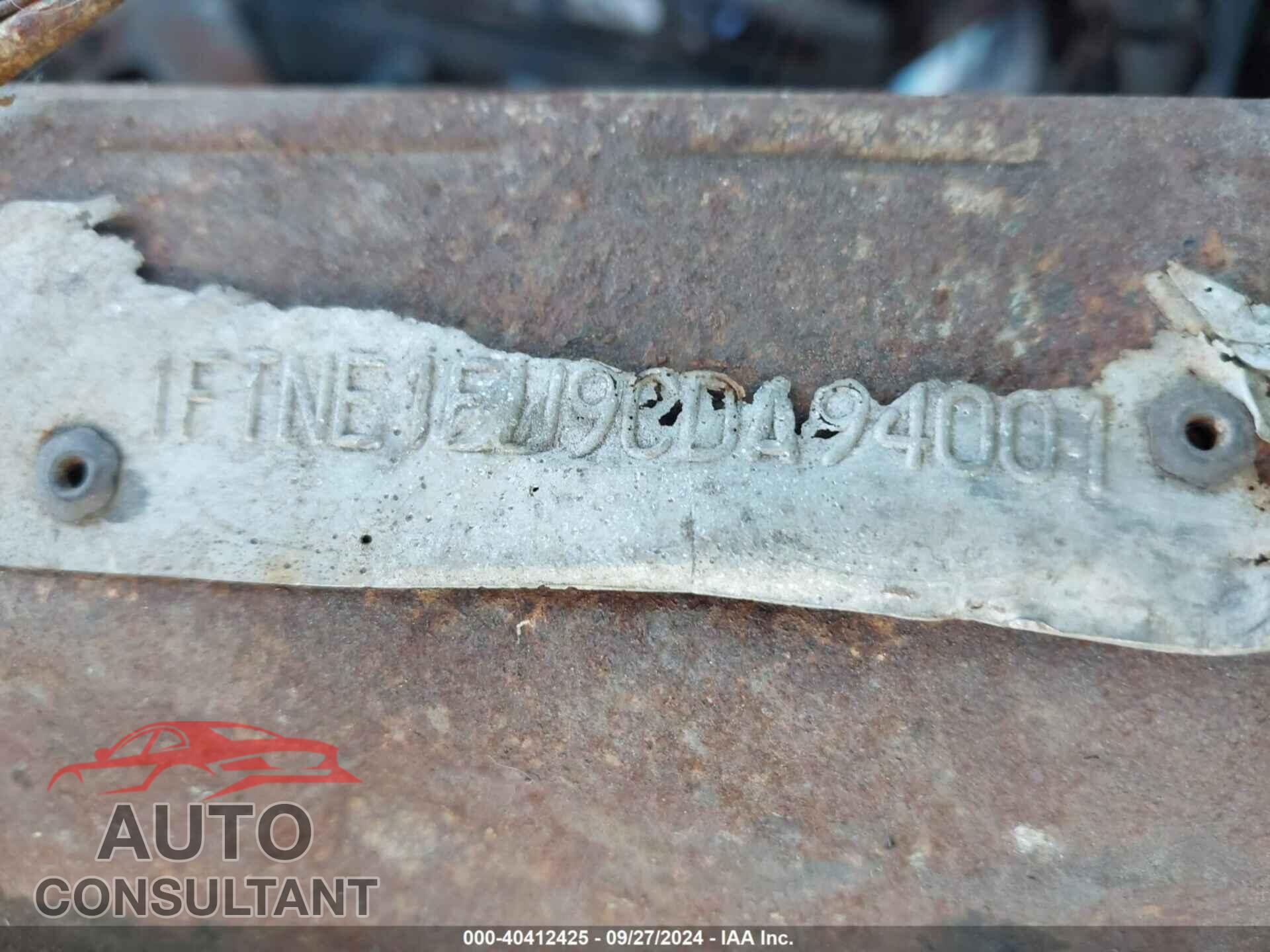 FORD E-150 2012 - 1FTNE1EW9CDA94001