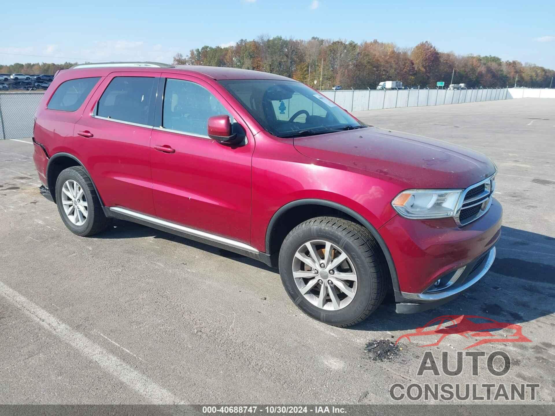 DODGE DURANGO 2015 - 1C4RDJAGXFC244825