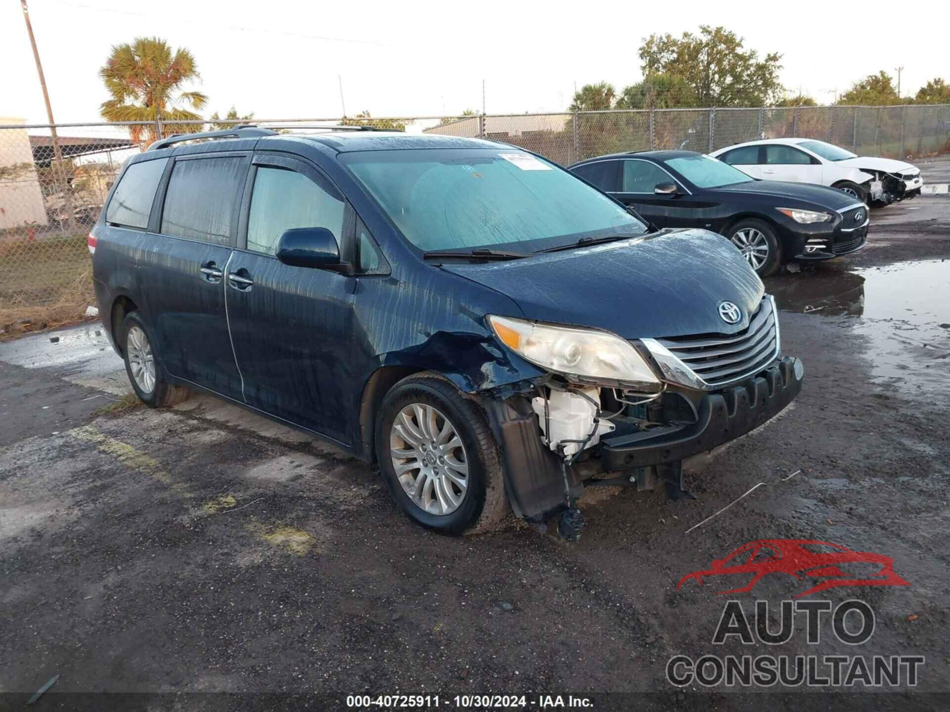 TOYOTA SIENNA 2012 - 5TDYK3DC9CS246842