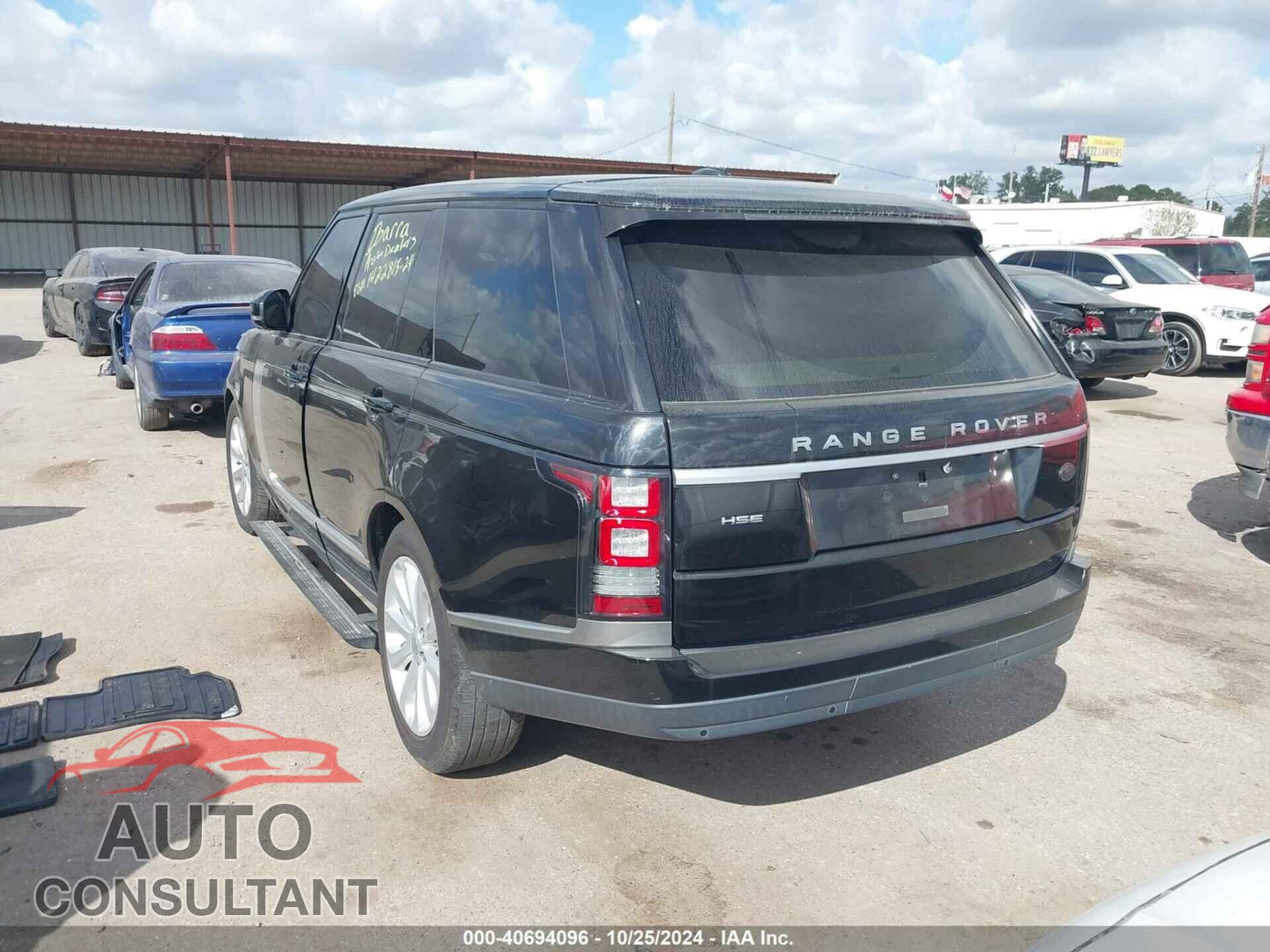 LAND ROVER RANGE ROVER 2014 - SALGS2VFXEA133909