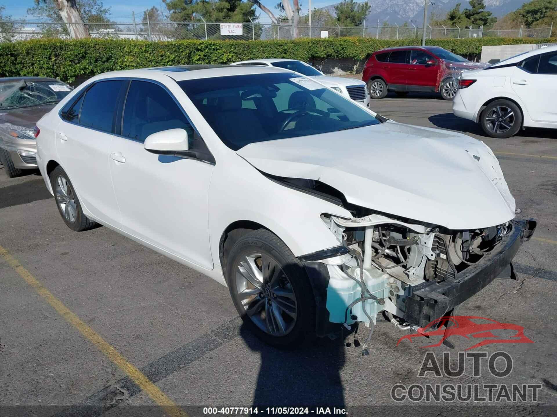 TOYOTA CAMRY 2016 - 4T1BK1FK2GU572560