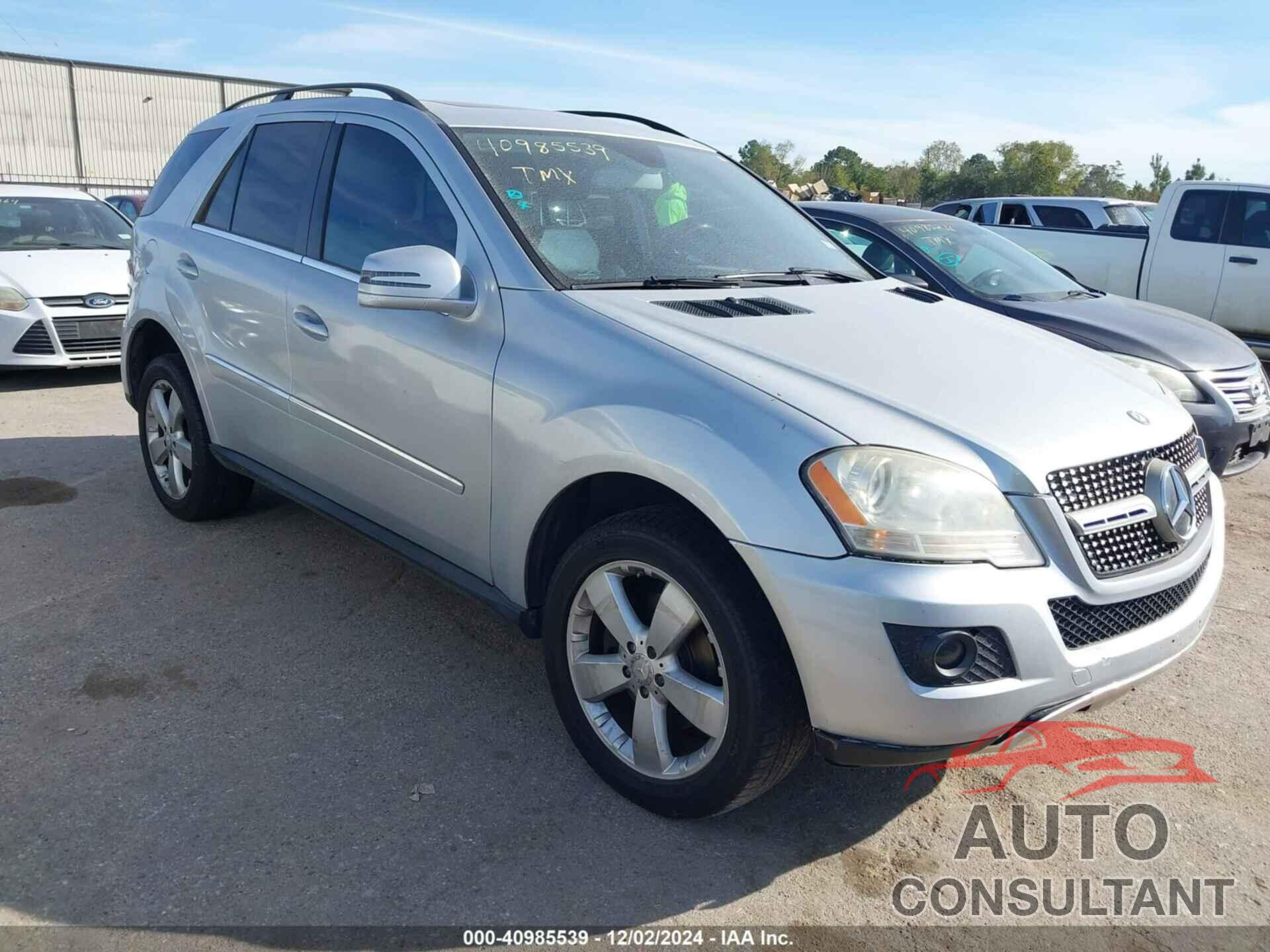 MERCEDES-BENZ ML 350 2011 - 4JGBB8GB6BA643924