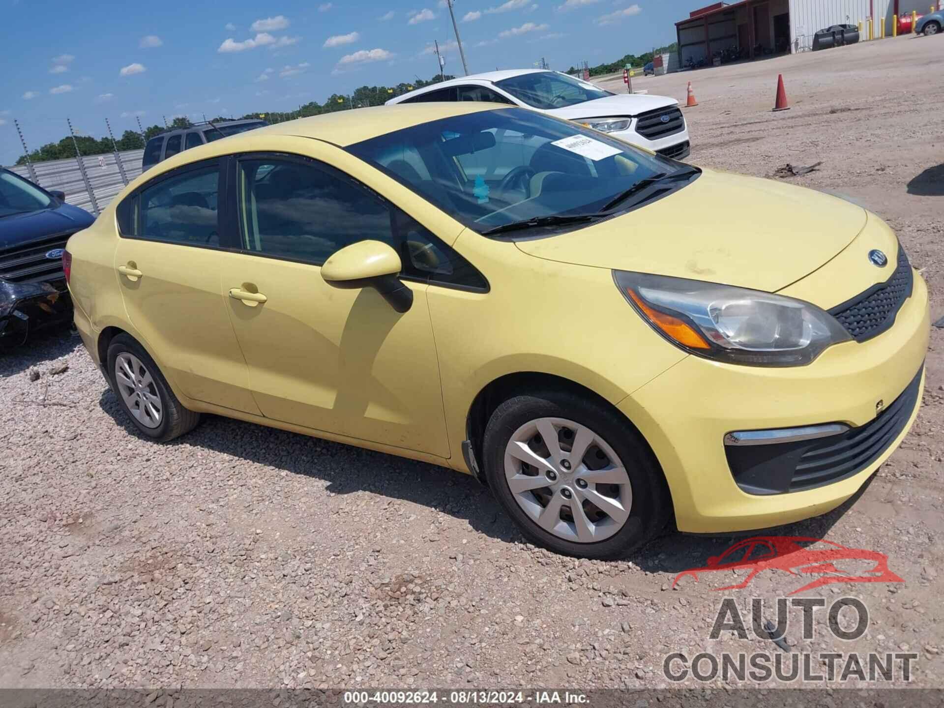 KIA RIO 2016 - KNADM4A35G6588293