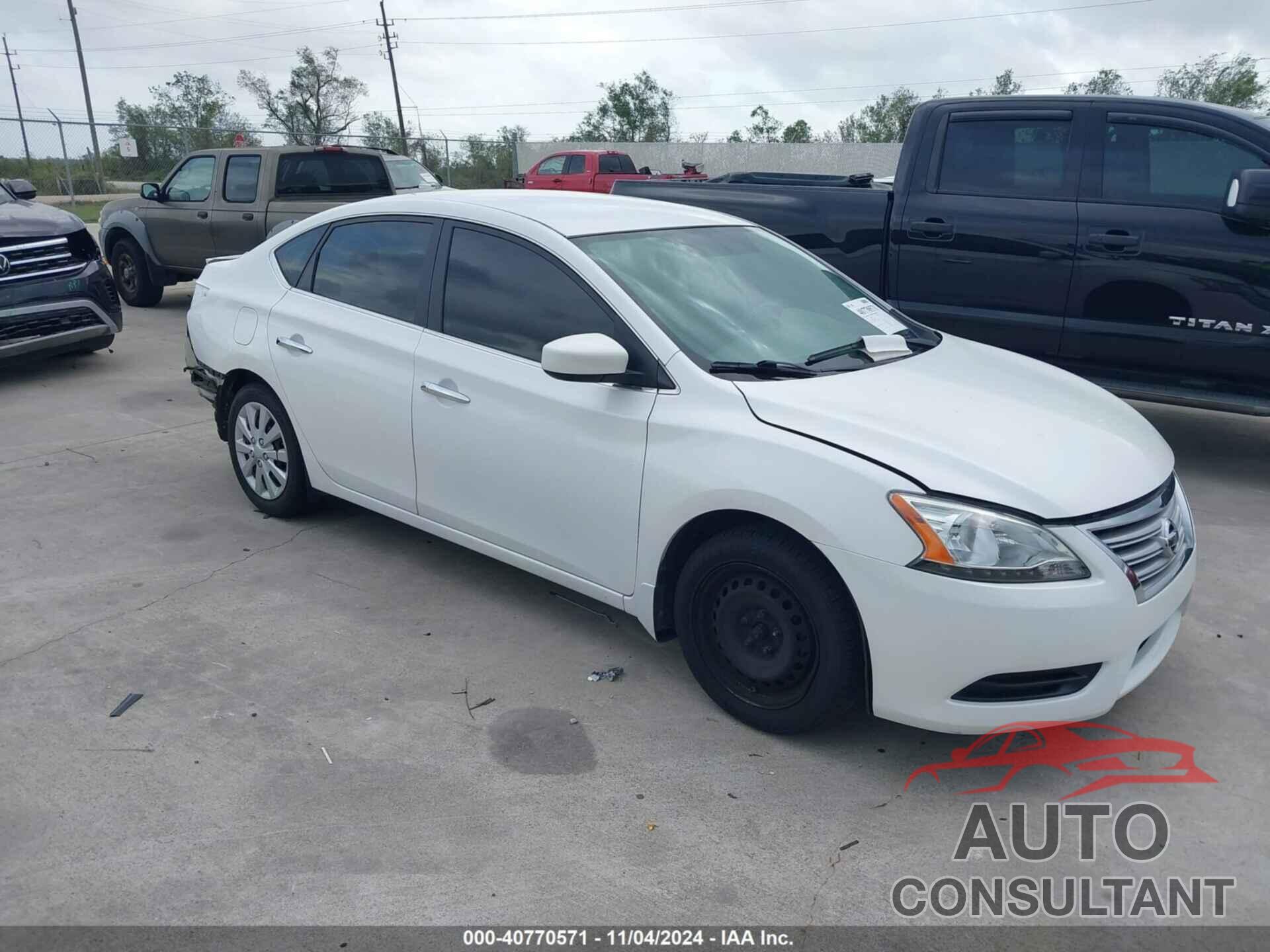 NISSAN SENTRA 2013 - 3N1AB7AP3DL739362