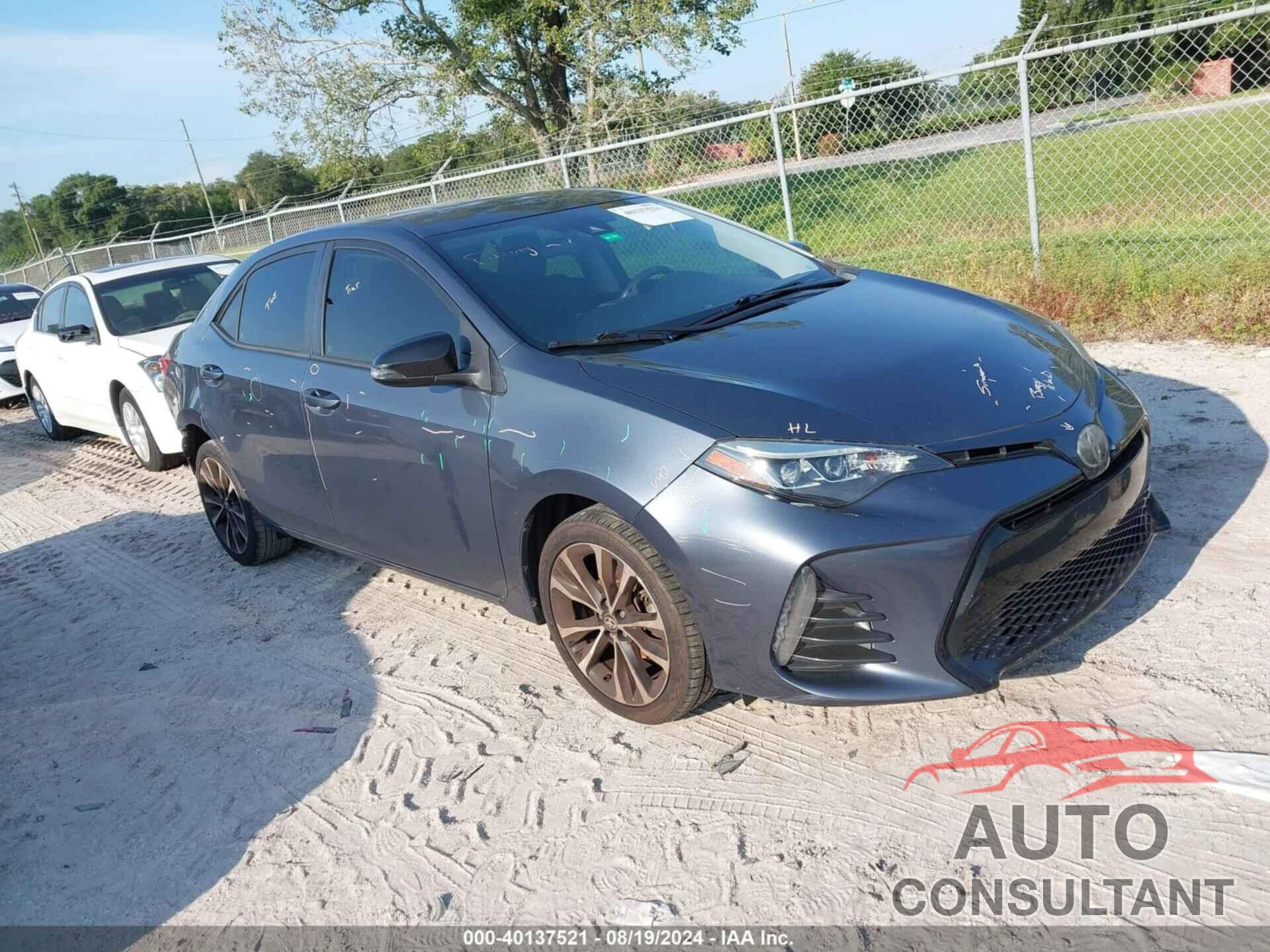 TOYOTA COROLLA 2019 - 5YFBURHE4KP917159