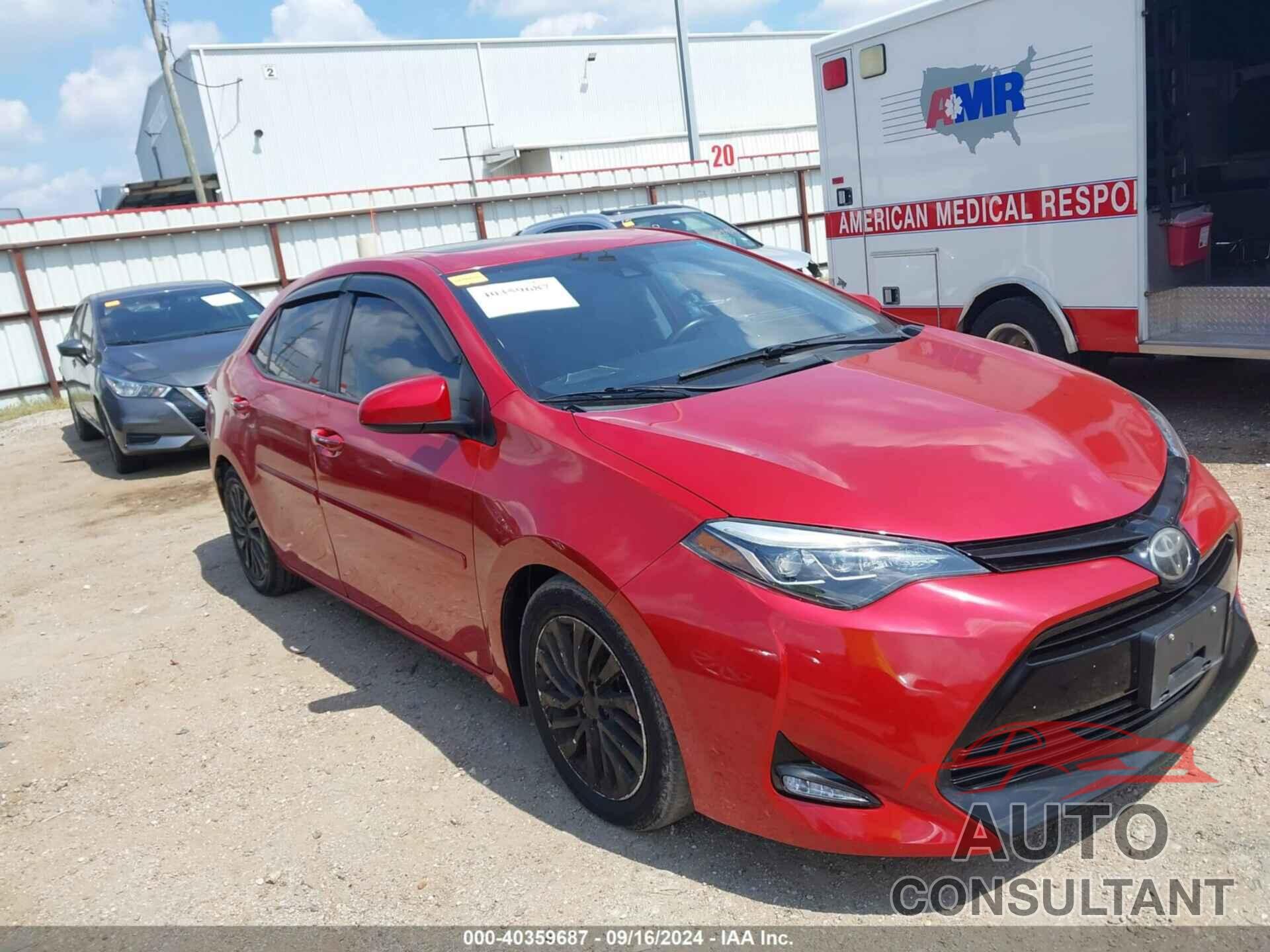 TOYOTA COROLLA 2018 - 5YFBURHEXJP773633