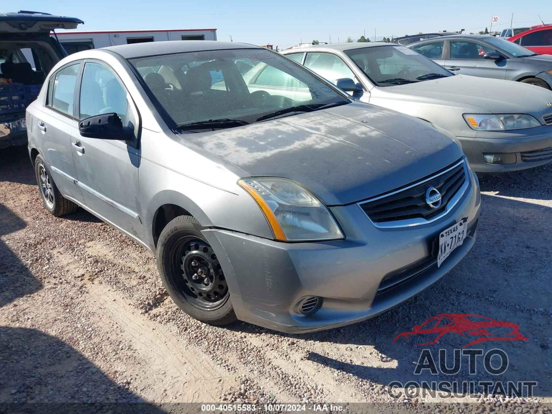 NISSAN SENTRA 2012 - 3N1AB6APXCL678679