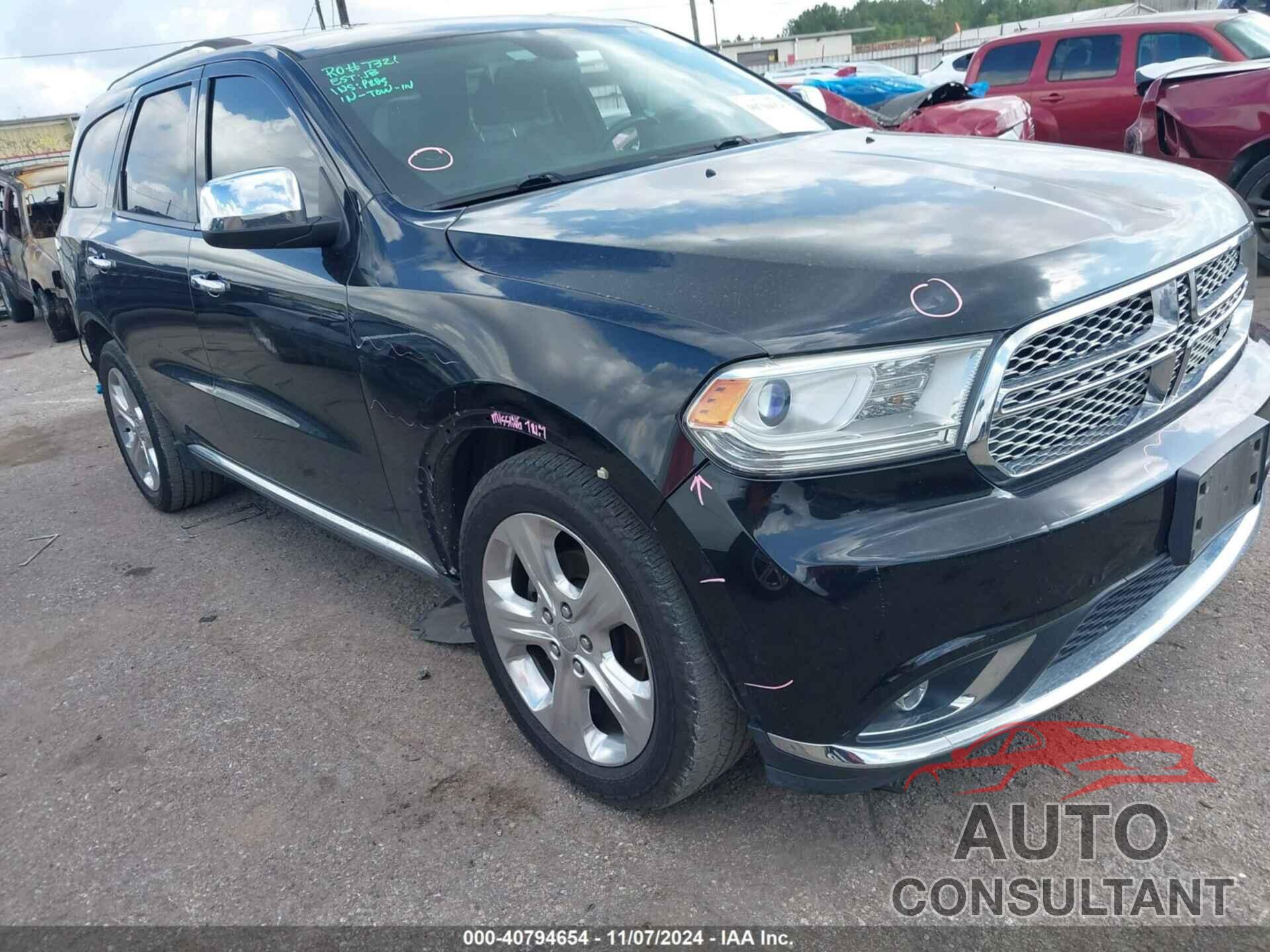 DODGE DURANGO 2015 - 1C4RDHAG3FC161195