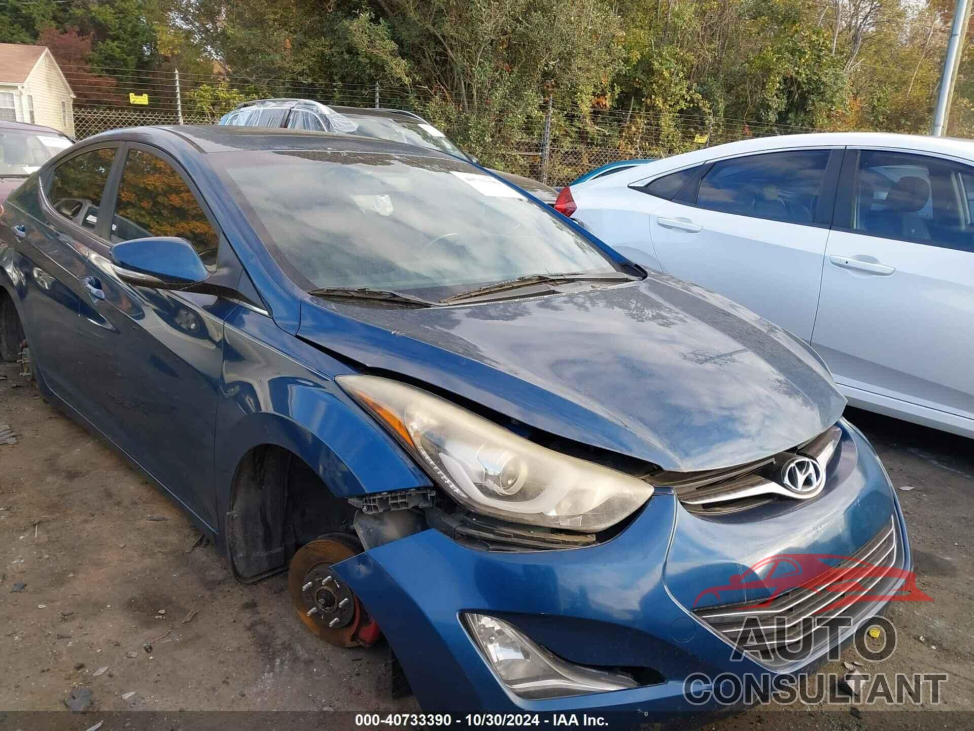 HYUNDAI ELANTRA 2015 - KMHDH4AH3FU229842