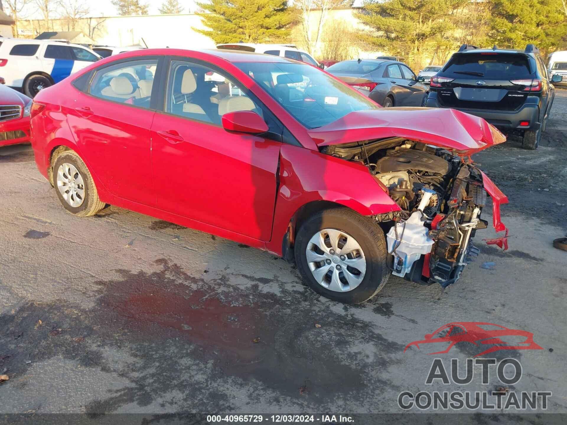 HYUNDAI ACCENT 2016 - KMHCT4AE3GU164346