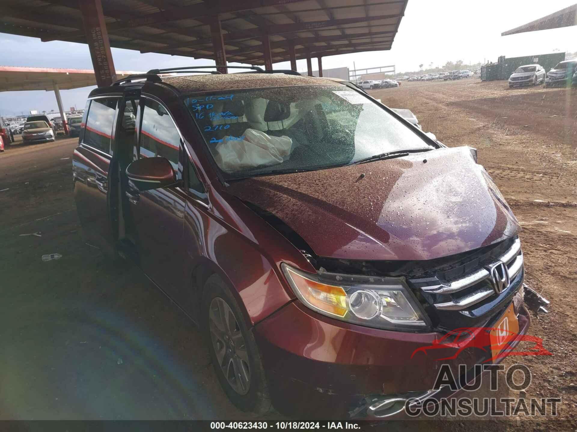 HONDA ODYSSEY 2016 - 5FNRL5H90GB052710