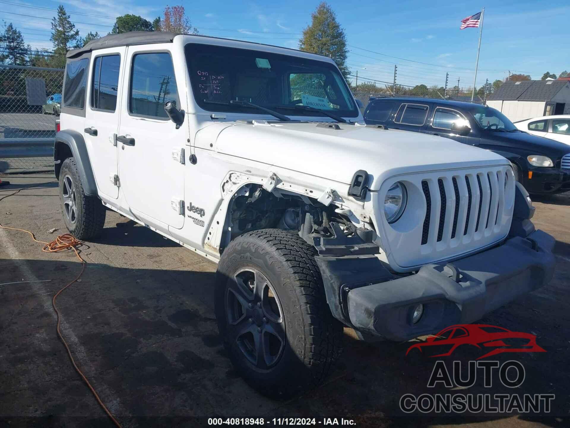 JEEP WRANGLER UNLIMITED 2018 - 1C4HJXDG7JW278361