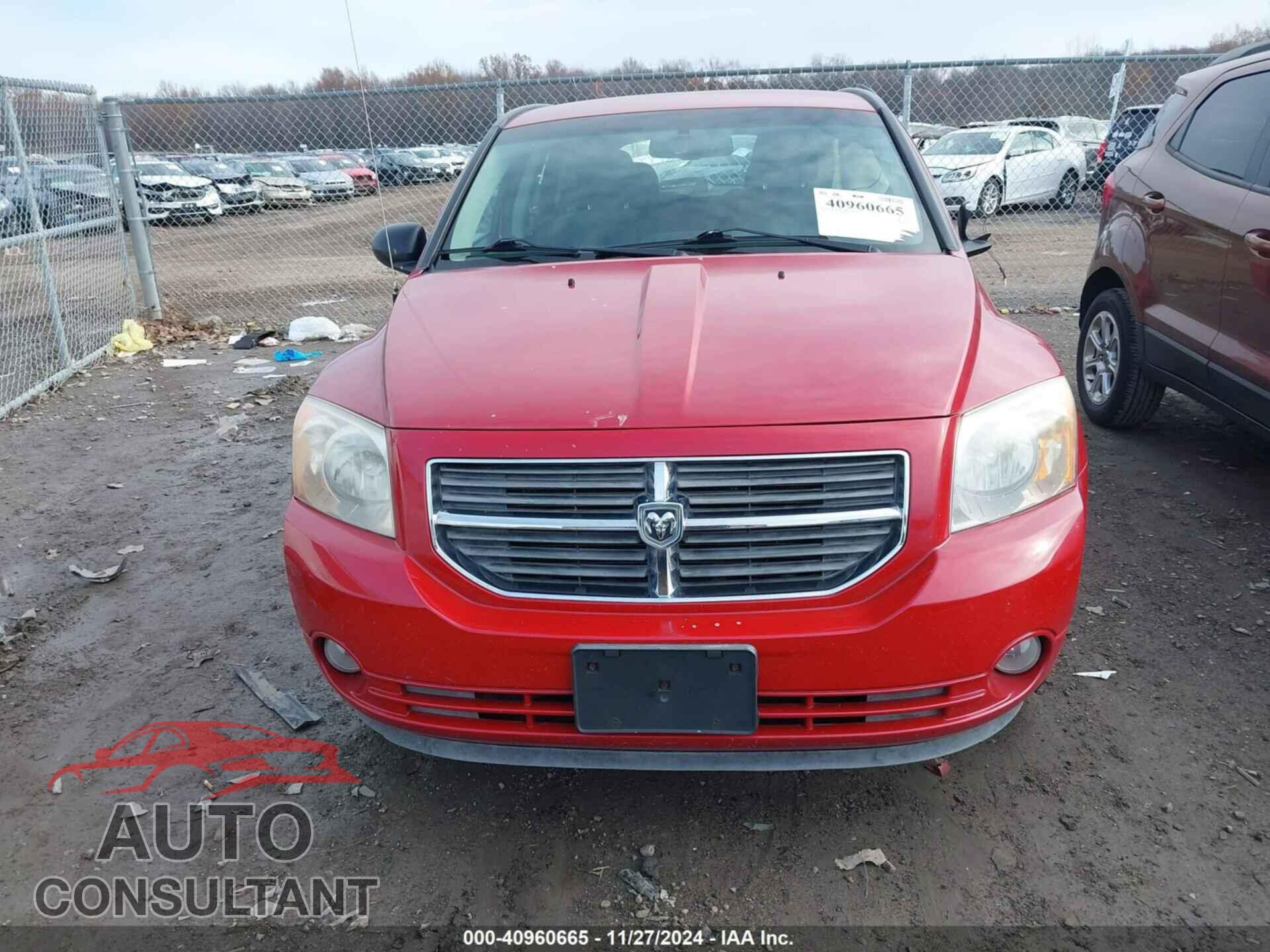 DODGE CALIBER 2012 - 1C3CDWDA9CD529536