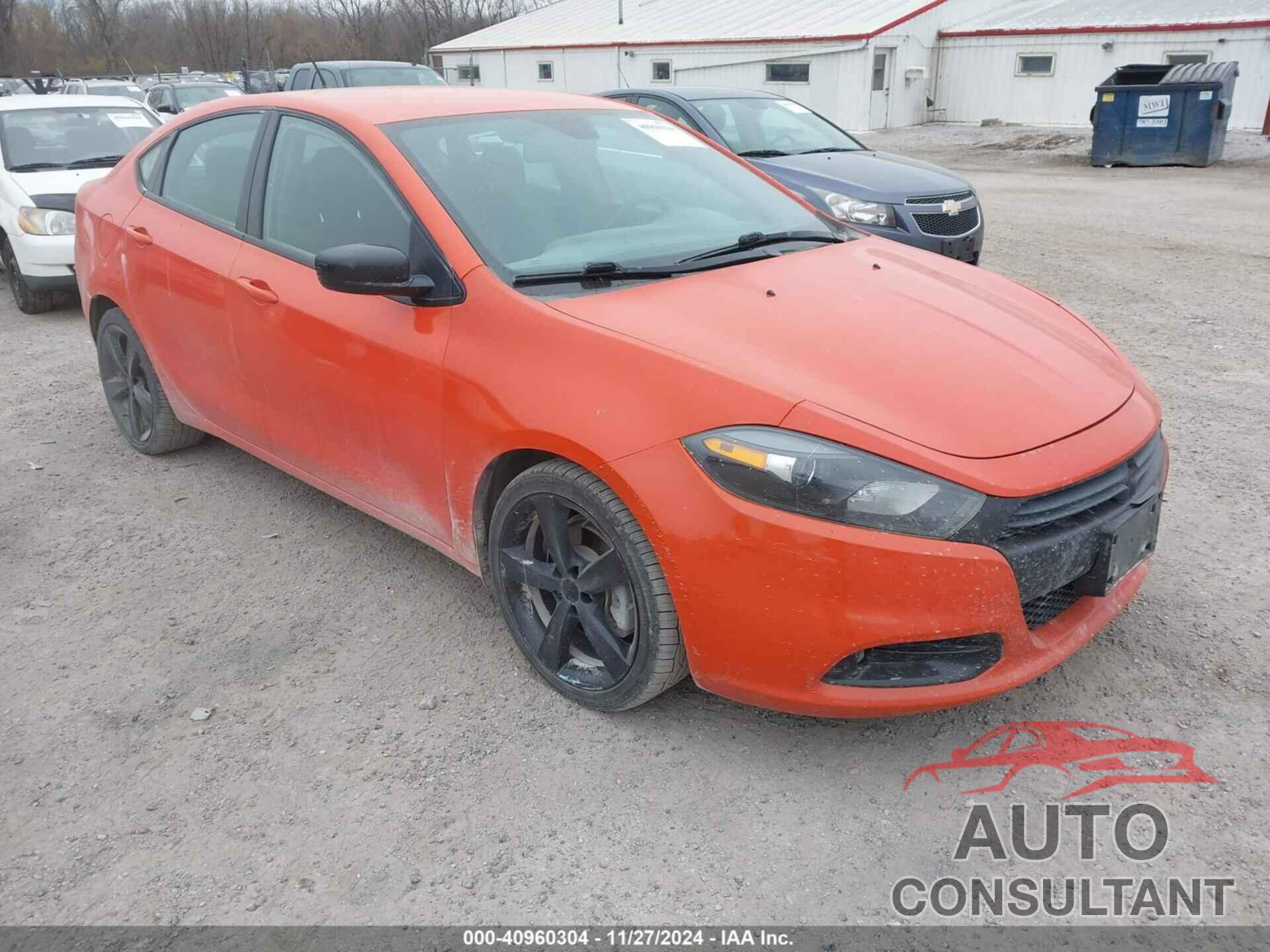 DODGE DART 2015 - 1C3CDFBB6FD378073